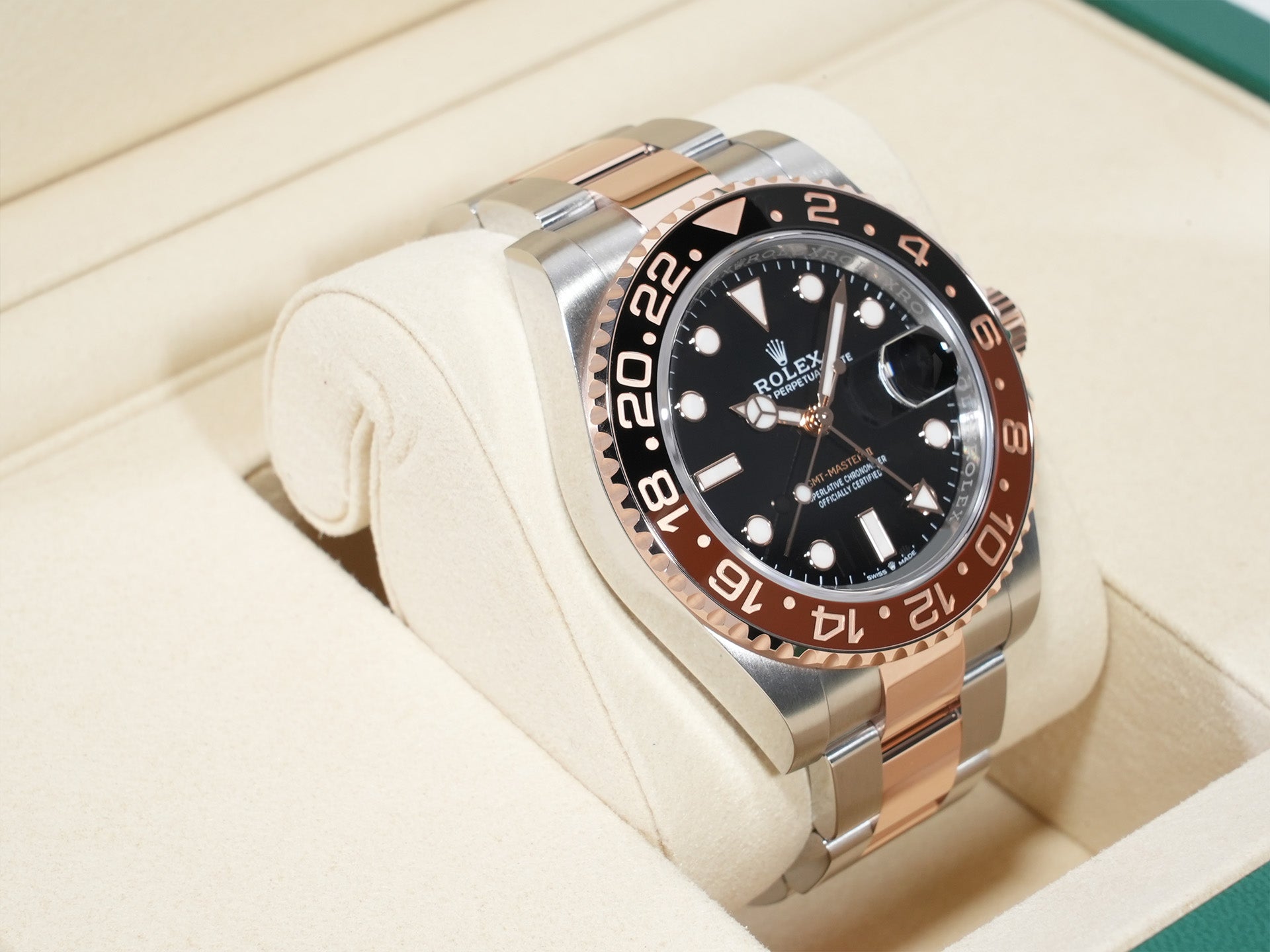 ロレックス GMTマスターII Ref.126711CHNR ステンレススチール/エバーローズゴールド ブラック文字盤 オイスターブレスレット 未使用 x8thfxvc