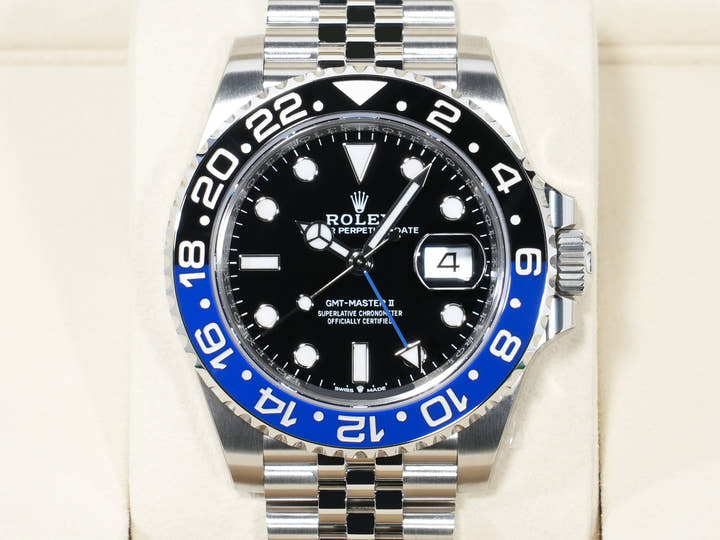 ロレックス GMTマスターII Ref.126710BLNR ステンレススチール ブラック文字盤 ジュビリーブレスレット 未使用 i9wyyybm