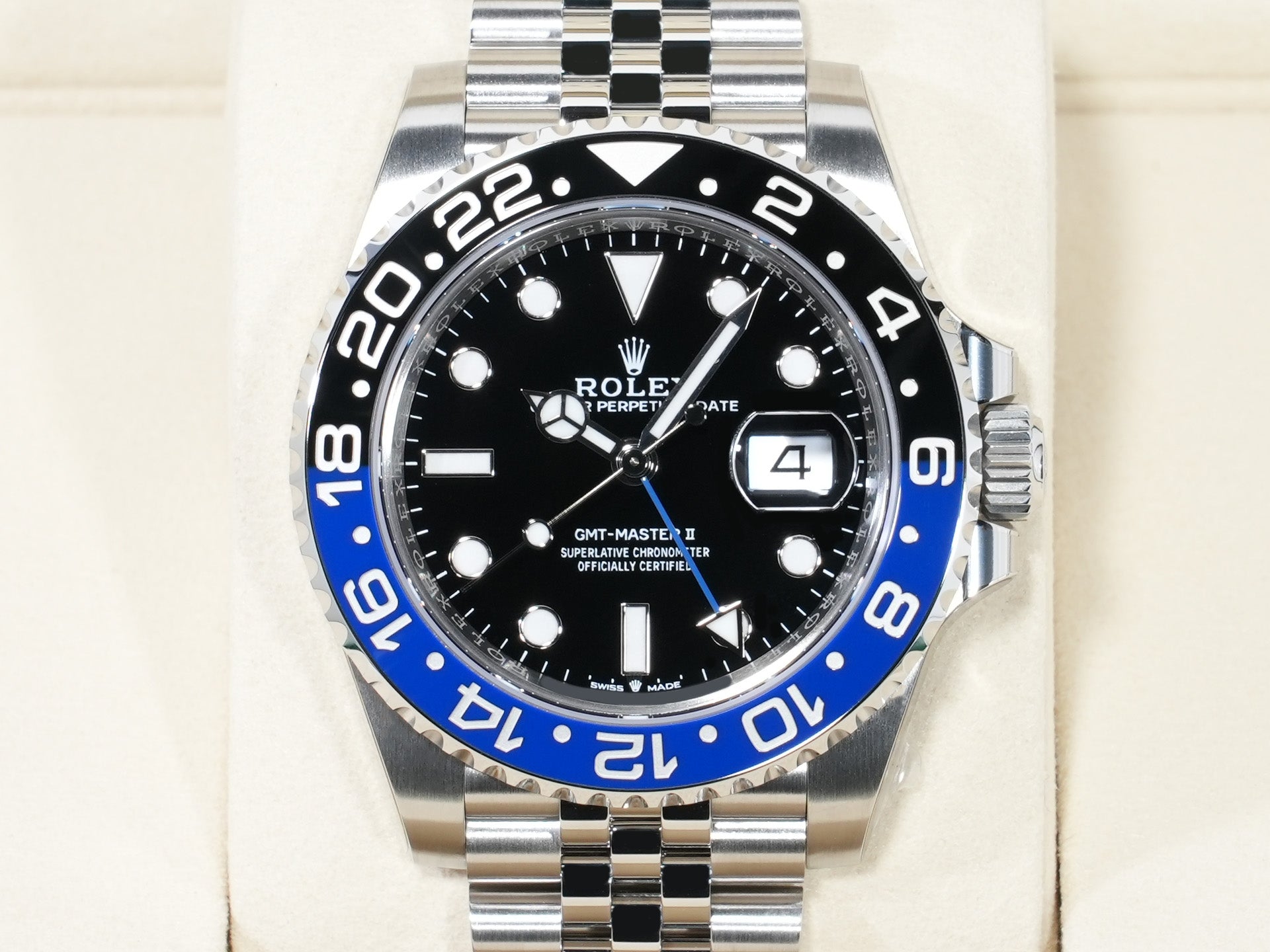 ロレックス GMTマスターII Ref.126710BLNR ステンレススチール ブラック文字盤 ジュビリーブレスレット 未使用 i9wyyybm