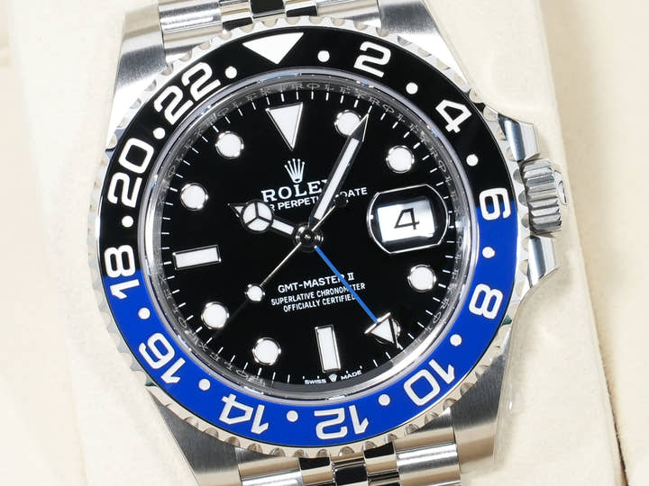 ロレックス GMTマスターII Ref.126710BLNR ステンレススチール ブラック文字盤 ジュビリーブレスレット 未使用 i9wyyybm