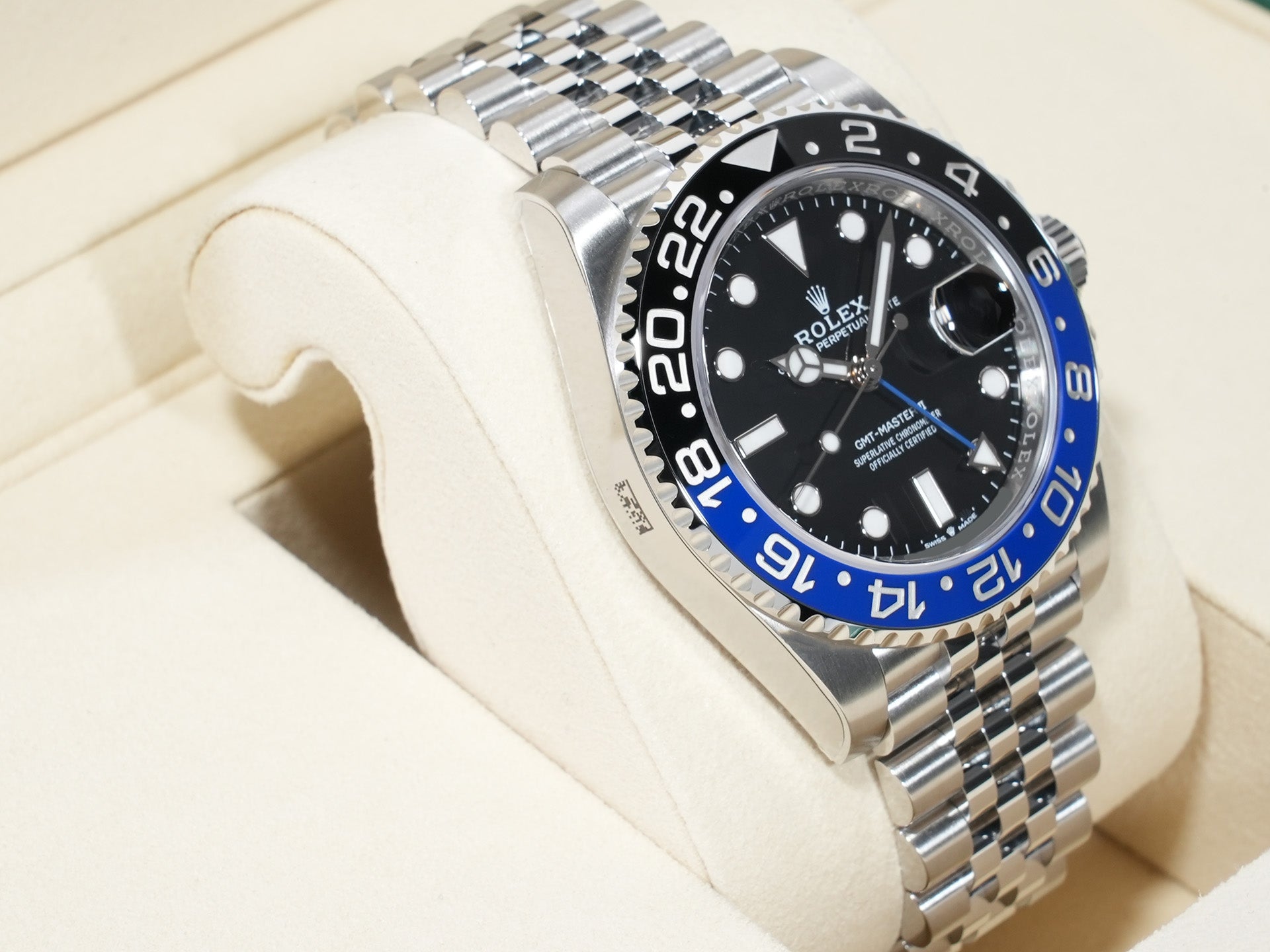 ロレックス GMTマスターII Ref.126710BLNR ステンレススチール ブラック文字盤 ジュビリーブレスレット 未使用 i9wyyybm