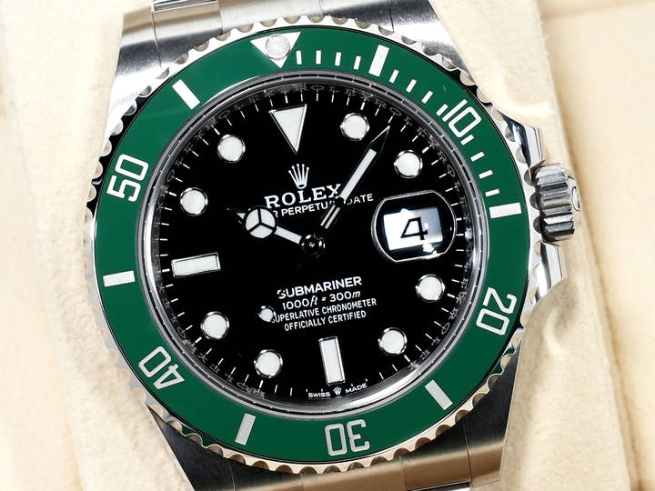 ロレックス サブマリーナー デイト Ref.126610LV ステンレススチール ブラック文字盤 極美品 vqie8qka