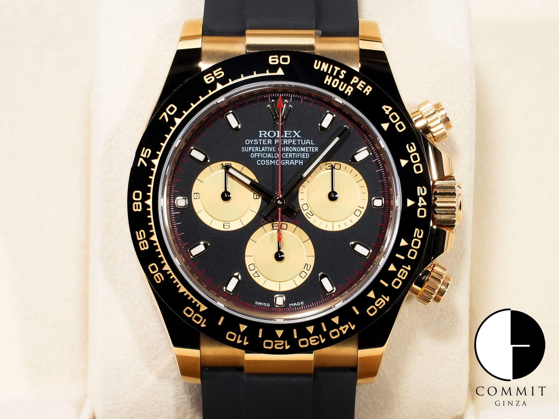 ロレックス デイトナ Ref.116518LN イエローゴールド ブラックxシャンパン文字盤 美中古 99yf3cd2