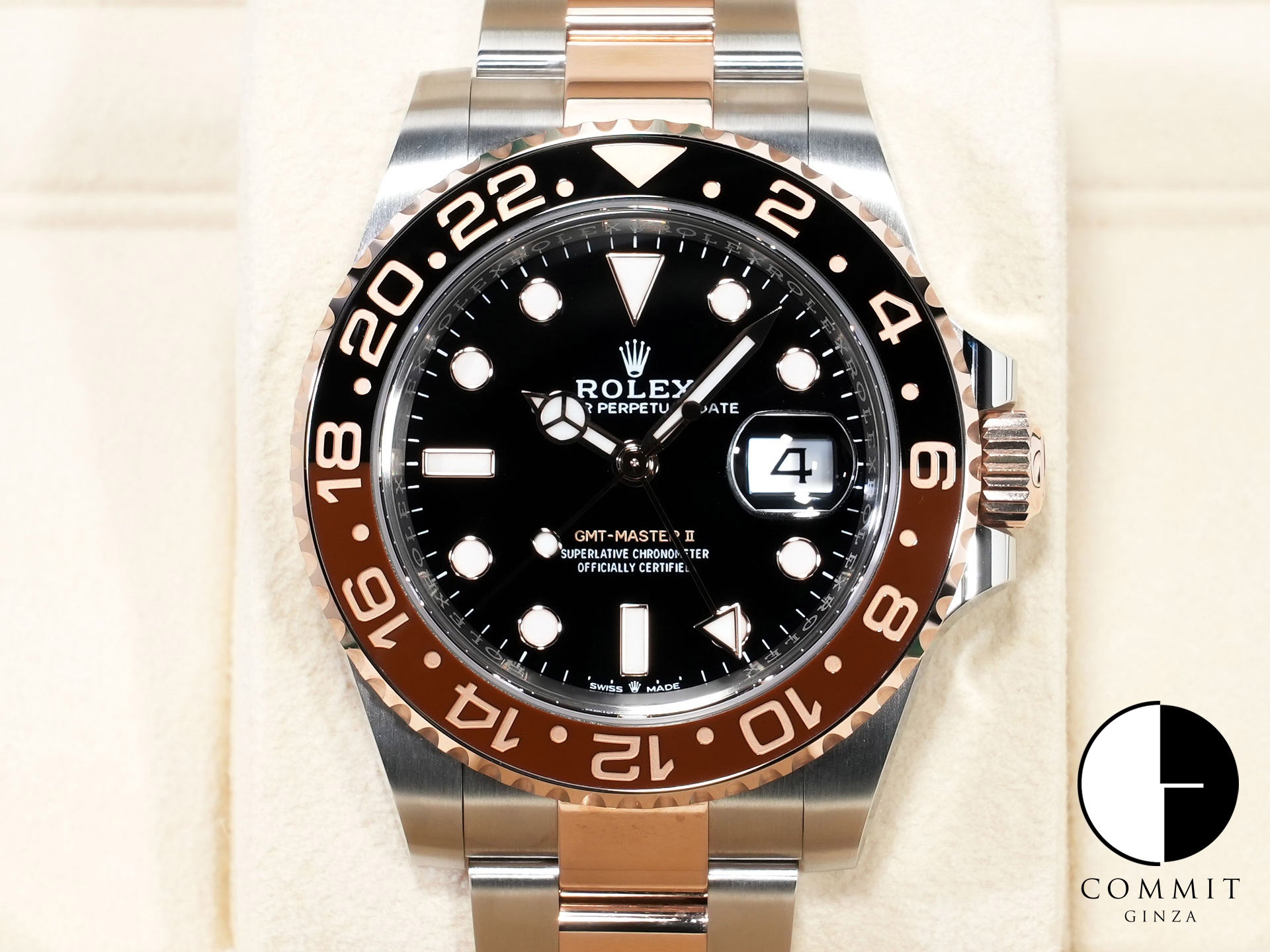 ロレックス GMTマスターII Ref.126711CHNR ステンレススチール/エバーローズゴールド ブラック文字盤 オイスターブレスレット 美品 jmxhvszx