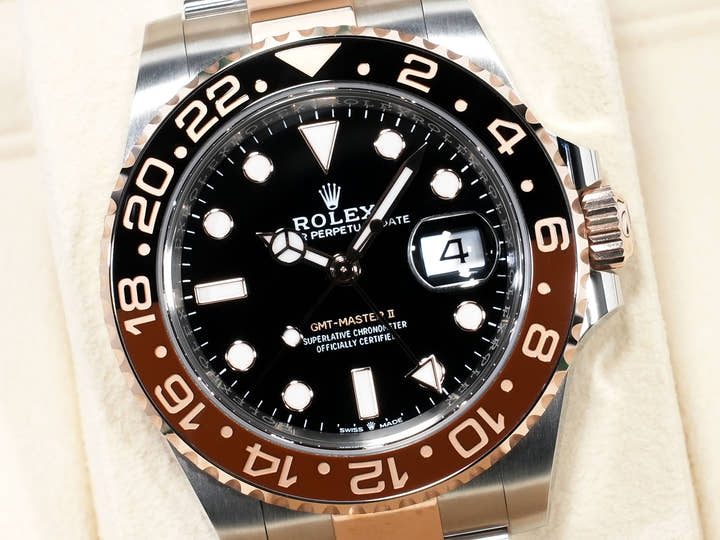 ロレックス GMTマスターII Ref.126711CHNR ステンレススチール/エバーローズゴールド ブラック文字盤 オイスターブレスレット 美品 jmxhvszx