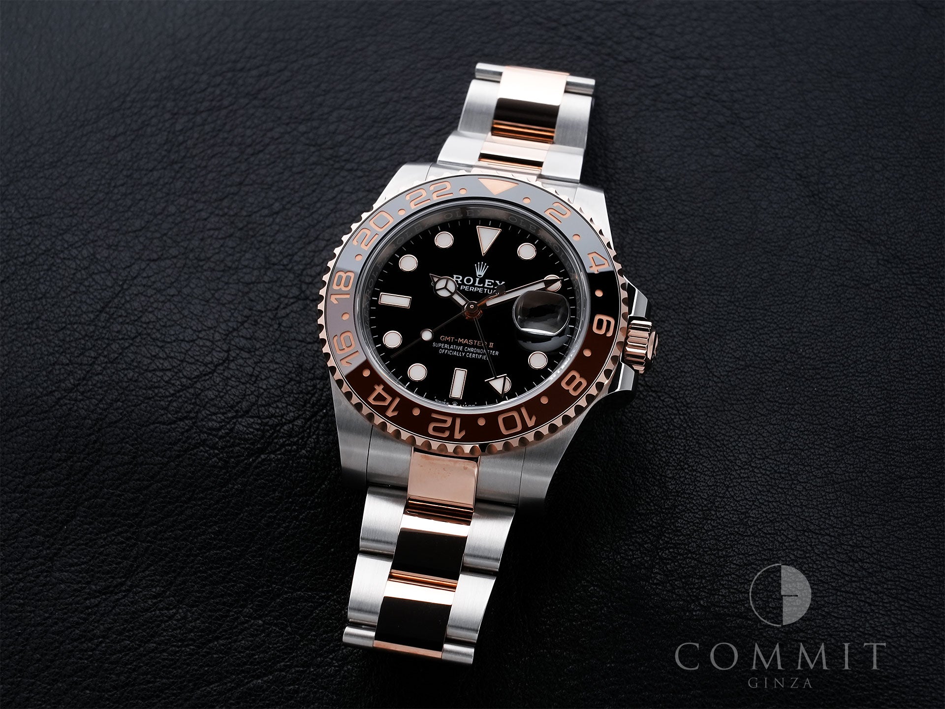 ロレックス GMTマスターII Ref.126711CHNR ステンレススチール/エバーローズゴールド ブラック文字盤 オイスターブレスレット 美品 jmxhvszx