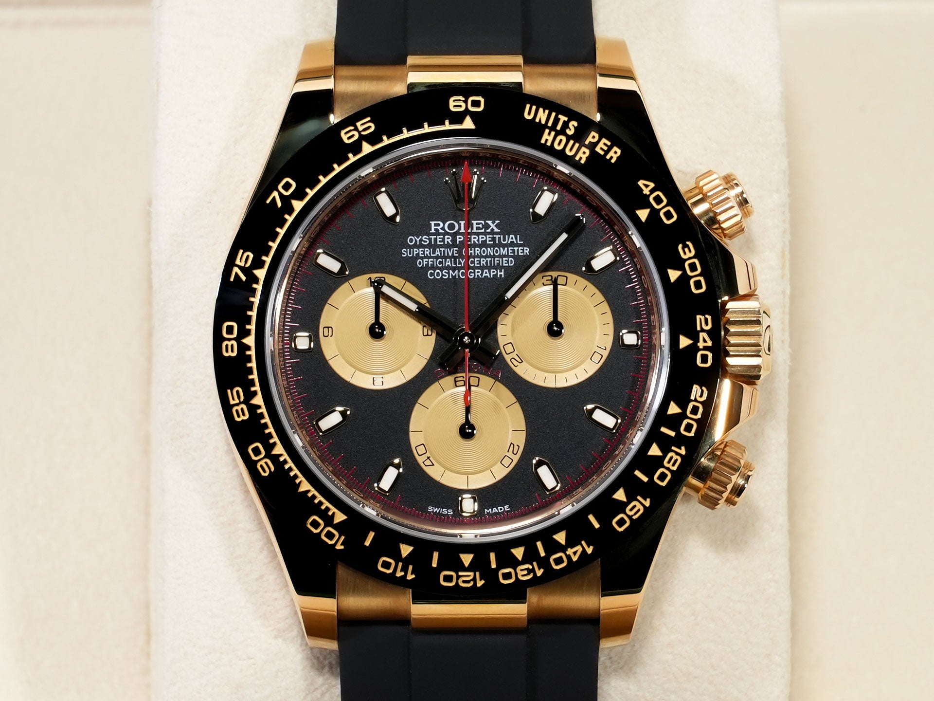 ロレックス デイトナ Ref.116518LN イエローゴールド ブラックxシャンパン文字盤 美品 kgdihudi