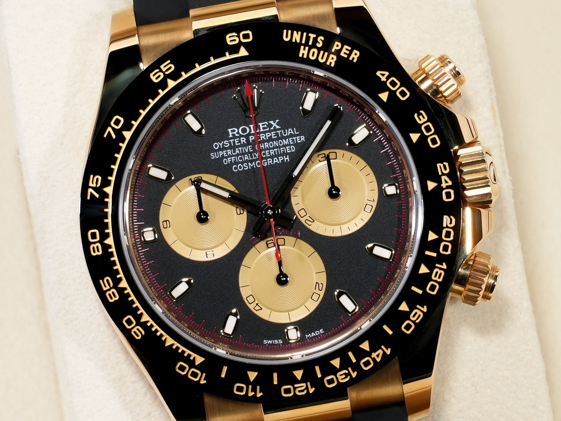 ロレックス デイトナ Ref.116518LN イエローゴールド ブラックxシャンパン文字盤 美品 kgdihudi