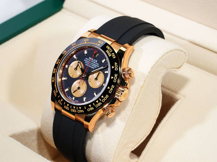 ロレックス デイトナ Ref.116518LN イエローゴールド ブラックxシャンパン文字盤 美品 kgdihudi