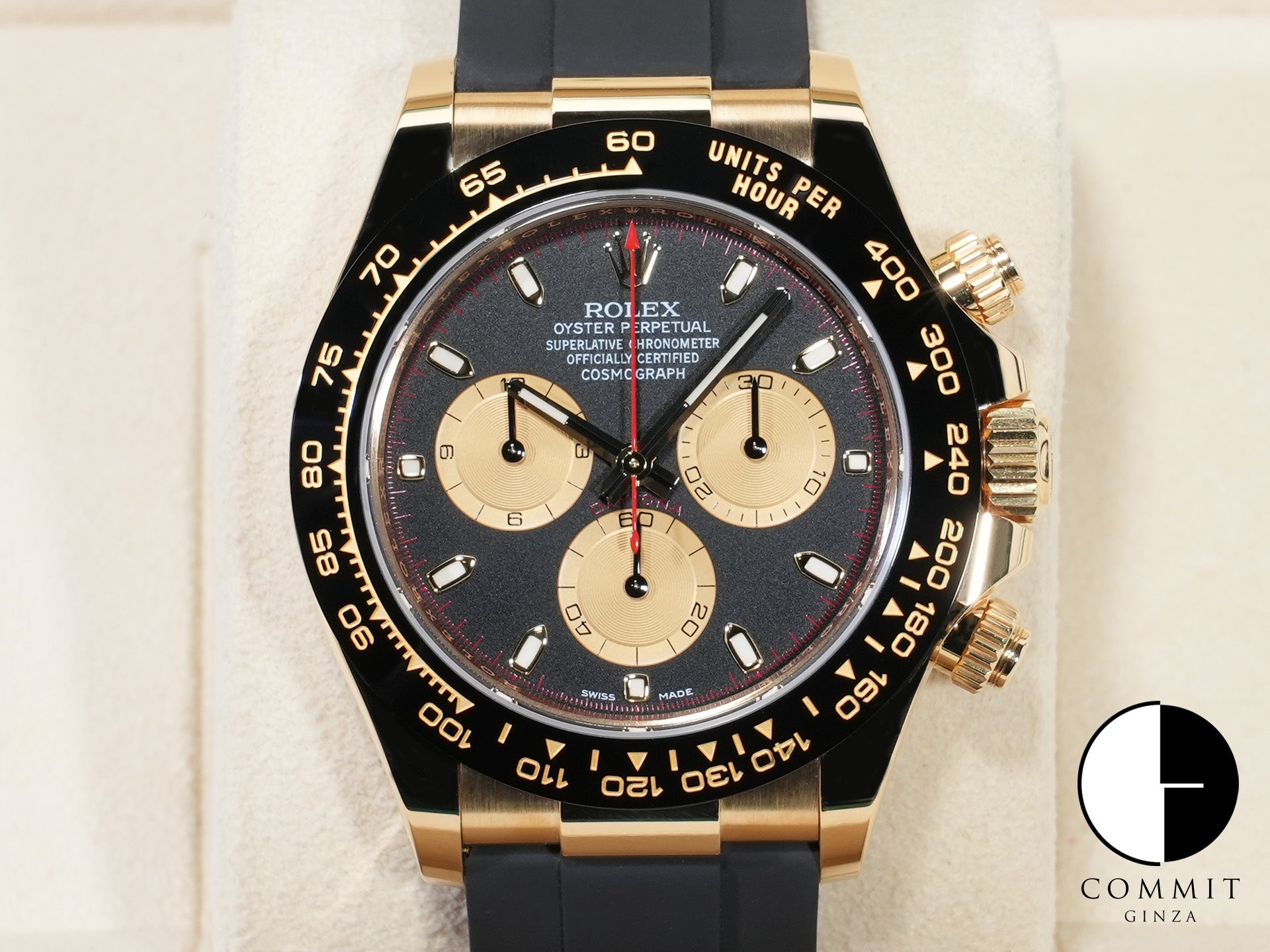 ロレックス デイトナ Ref.116518LN イエローゴールド ブラックxシャンパン文字盤 美中古 2noprkqi