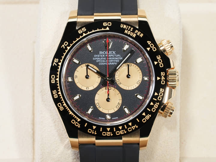 ロレックス デイトナ Ref.116518LN イエローゴールド ブラックxシャンパン文字盤 美中古 2noprkqi