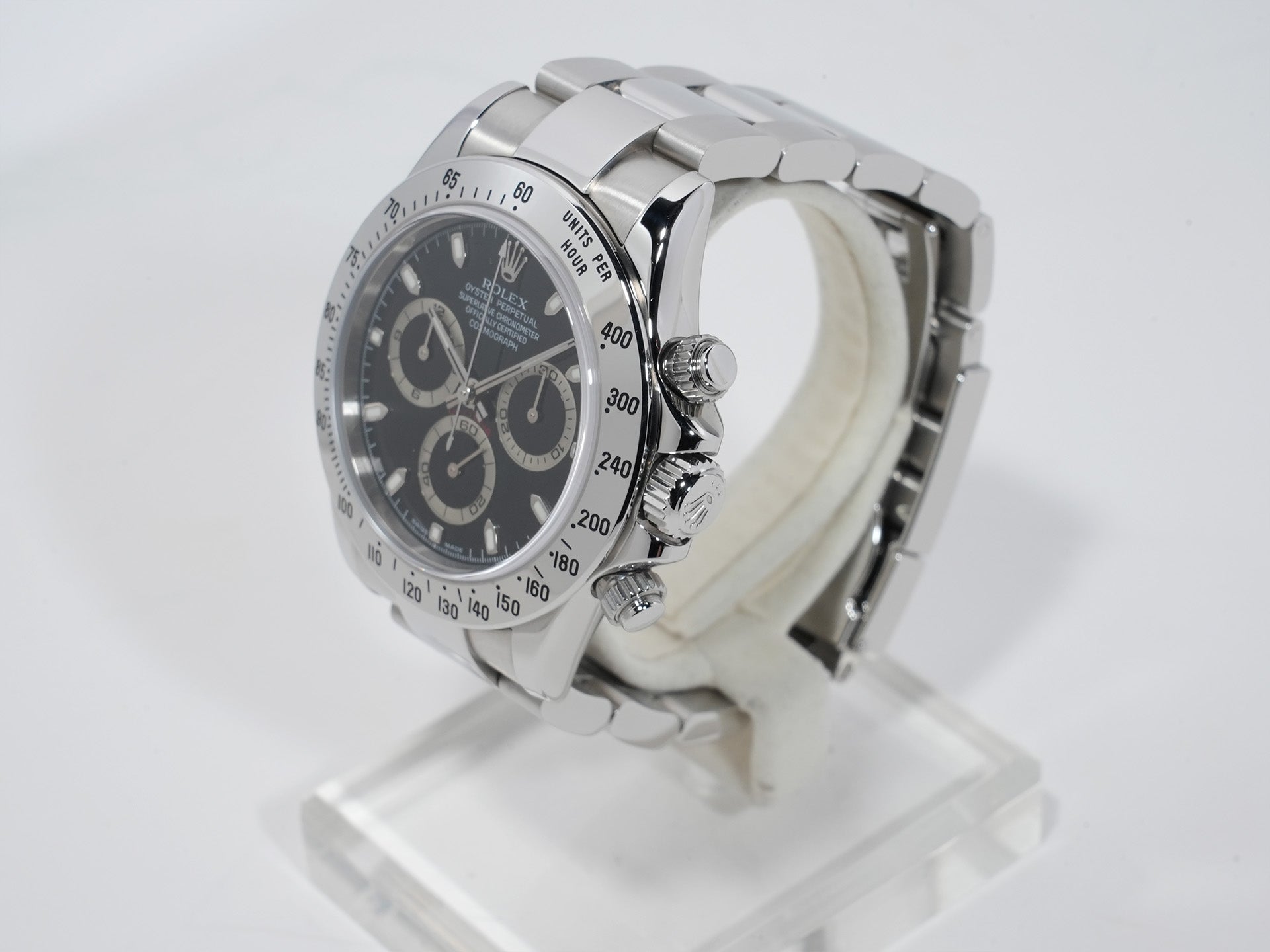 ロレックス デイトナ Ref.116520 ステンレススチール ブラック文字盤 美中古 s8h88rqs