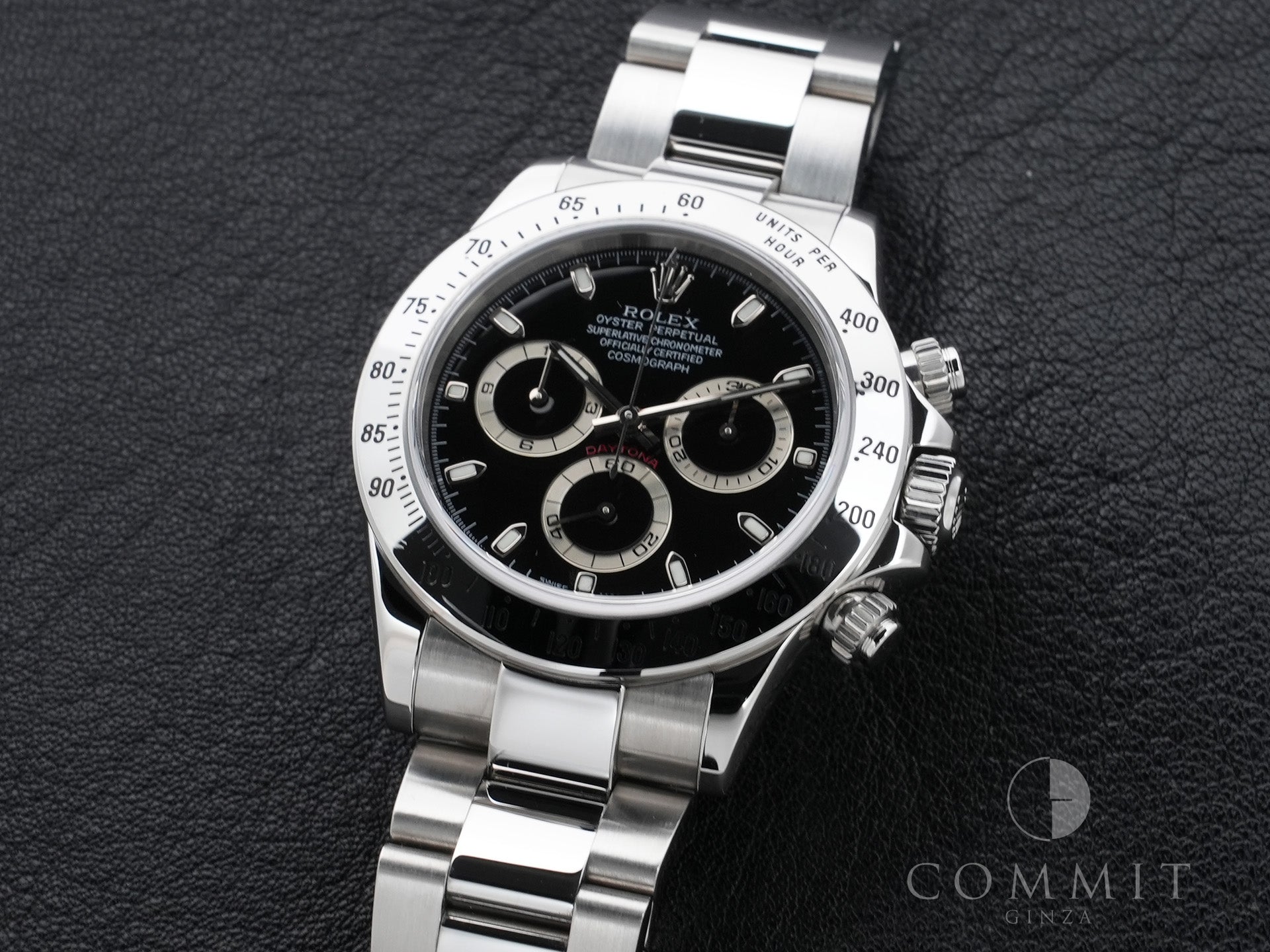 ロレックス デイトナ Ref.116520 ステンレススチール ブラック文字盤 美中古 s8h88rqs