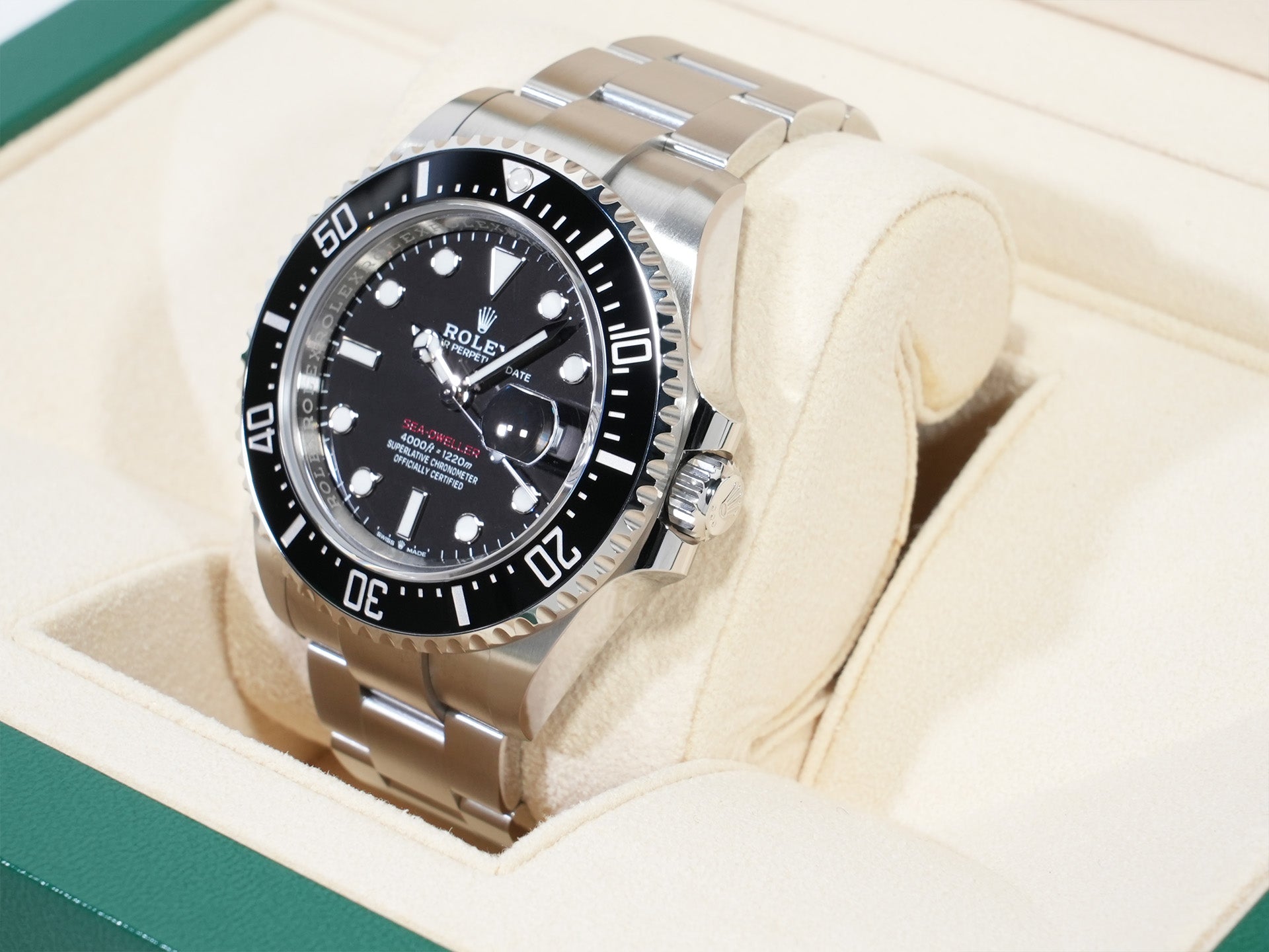 ロレックス シードゥエラー Ref.126600 ステンレススチール ブラック文字盤 未使用 4ycr5k5r