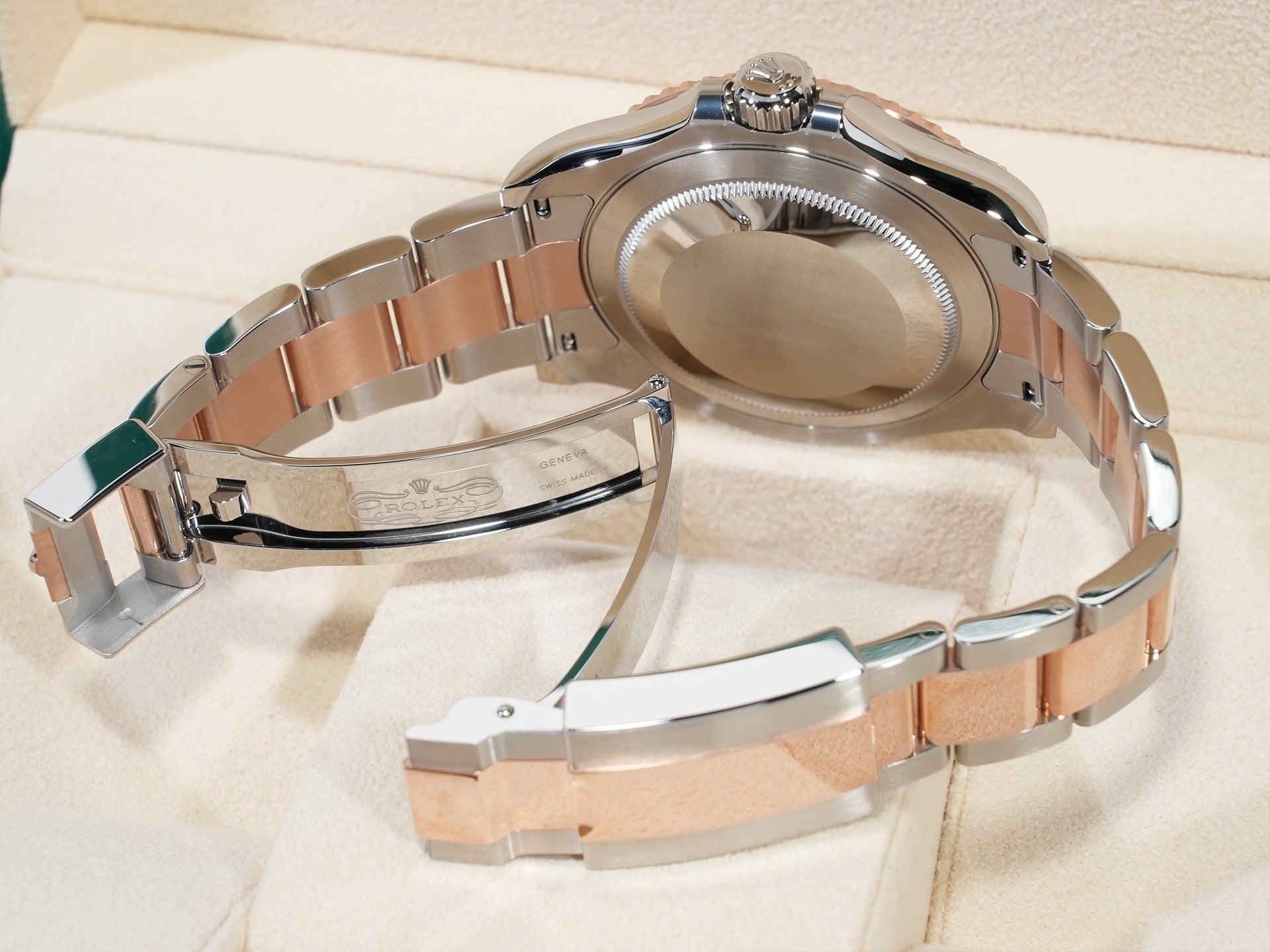 ロレックス ヨットマスター40 Ref.126621 ステンレススチール/エバーローズゴールド チョコレート文字盤 未使用 7fjdzgvp