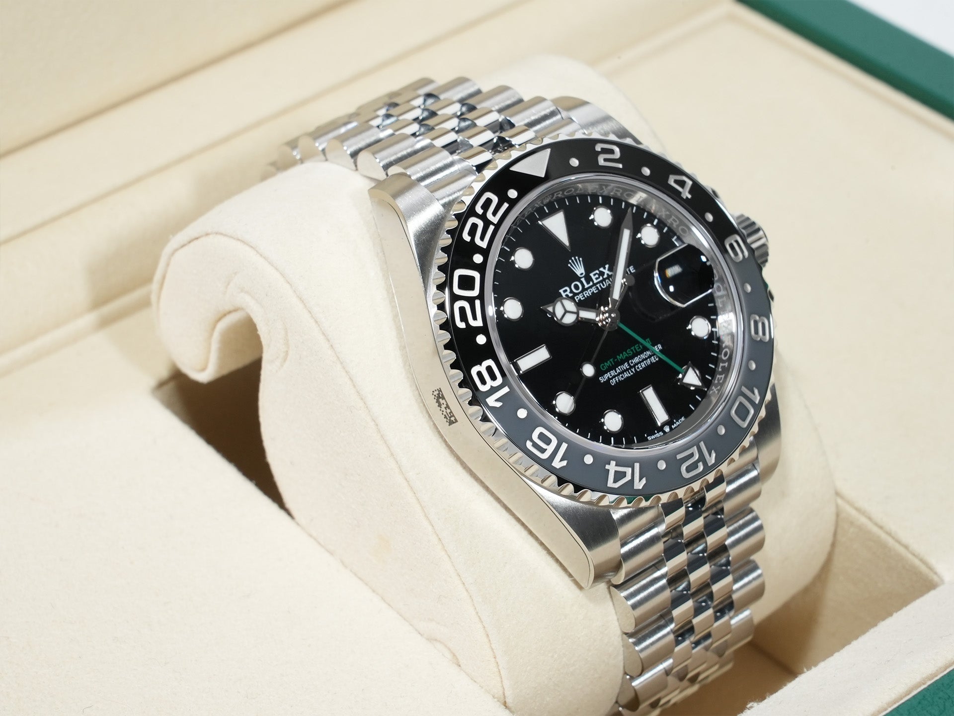 ロレックス GMTマスターII Ref.126710GRNR ステンレススチール ブラック文字盤 ジュビリーブレスレット 未使用 y2226pfn