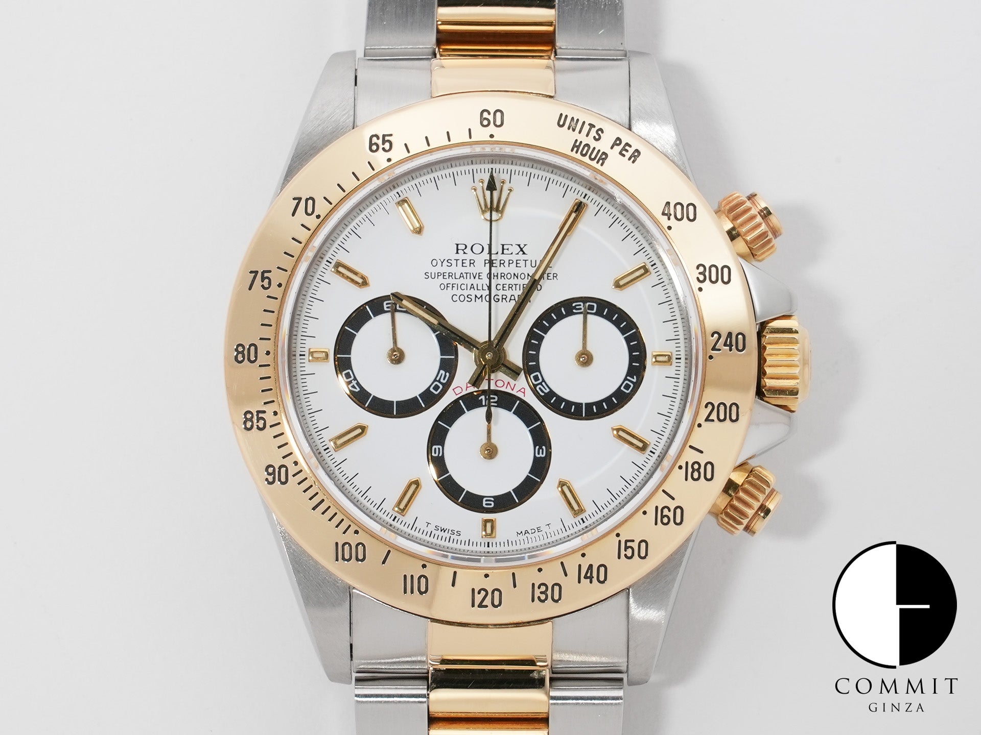 ロレックス デイトナ エルプリメロ Ref.16523 ステンレススチール/イエローゴールド ホワイト文字盤 中古 qpstgqqg