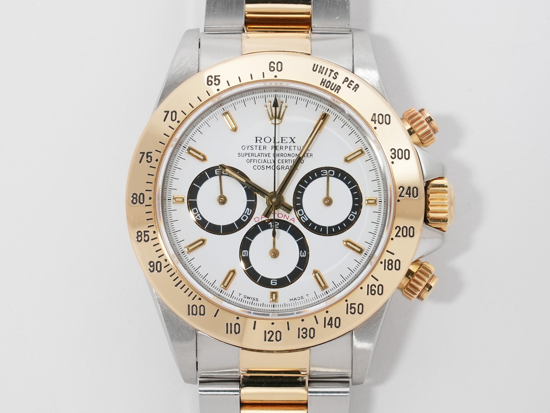 ロレックス デイトナ エルプリメロ Ref.16523 ステンレススチール/イエローゴールド ホワイト文字盤 中古 qpstgqqg