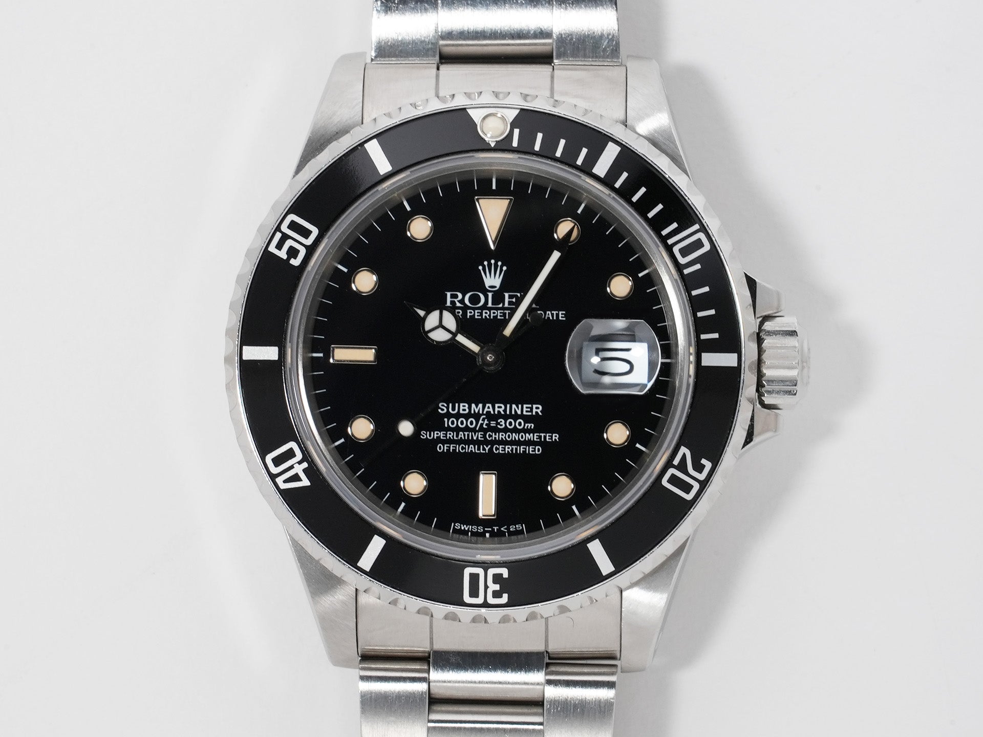 ロレックス サブマリーナー デイト Ref.168000 ステンレススチール ブラック文字盤 中古 urynfc4n