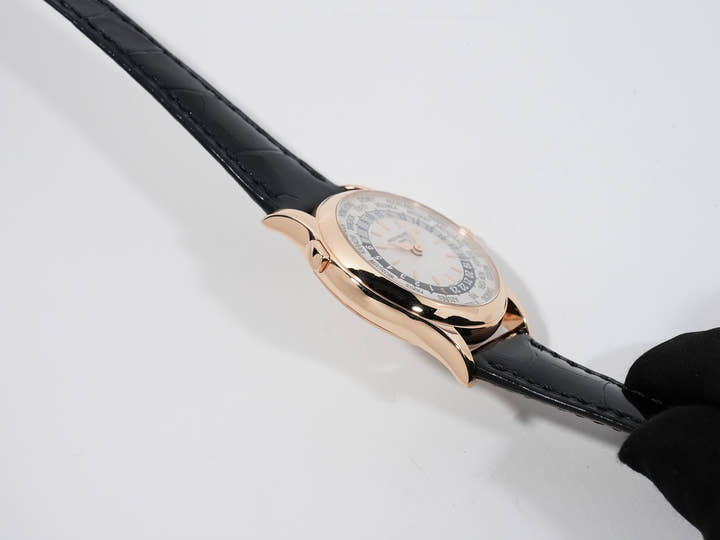 パテックフィリップ コンプリケーション ワールドタイム Ref.5110R-001 ローズゴールド シルバー文字盤 中古 xnhfvpba