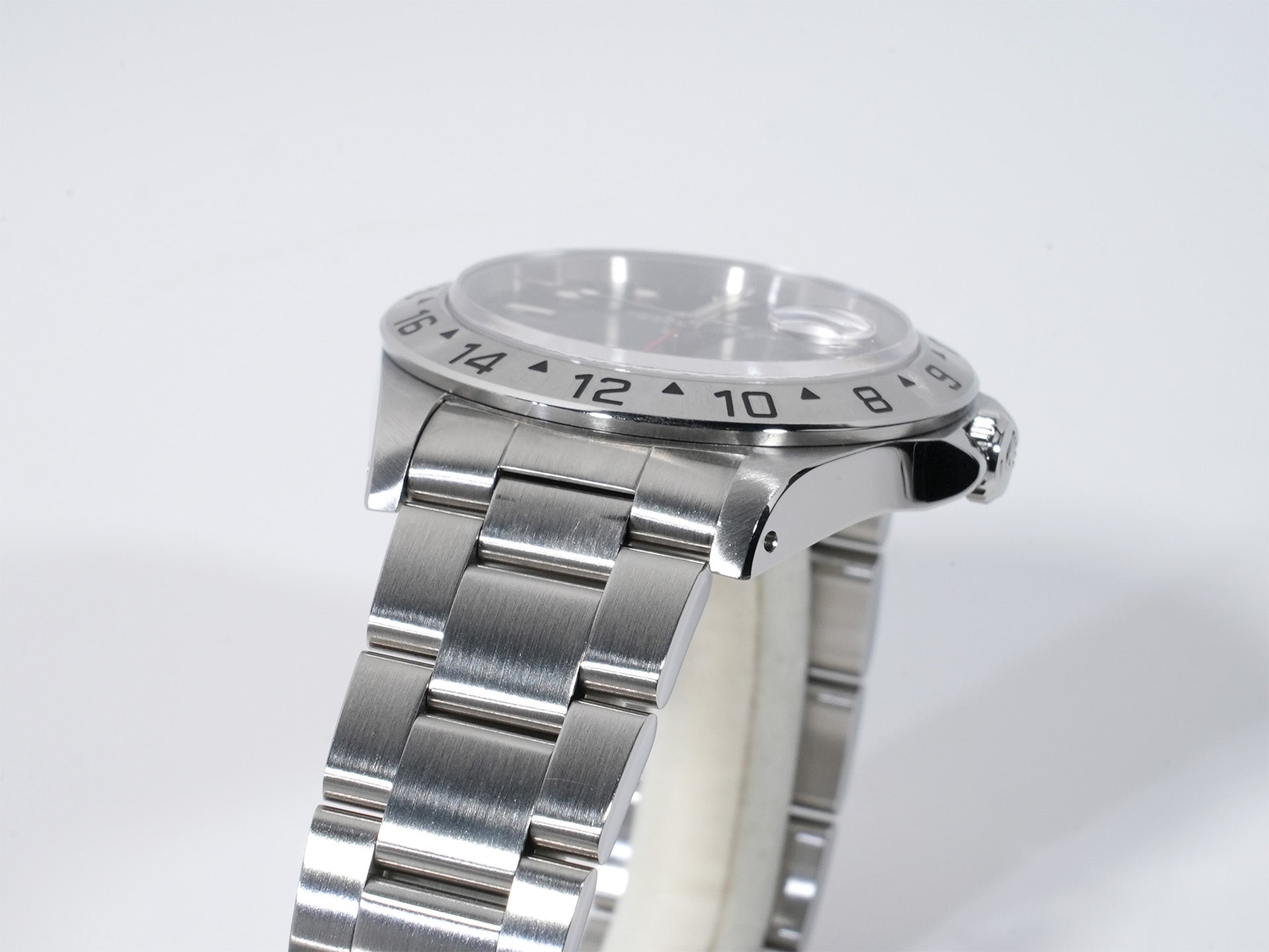 ロレックス エクスプローラーII Ref.16570 ステンレススチール ブラック文字盤 オイスターブレスレット 美中古 ugsqpf59