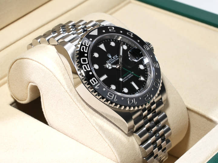 ロレックス GMTマスターII Ref.126710GRNR ステンレススチール ブラック文字盤 ジュビリーブレスレット 未使用 ohpptfi4
