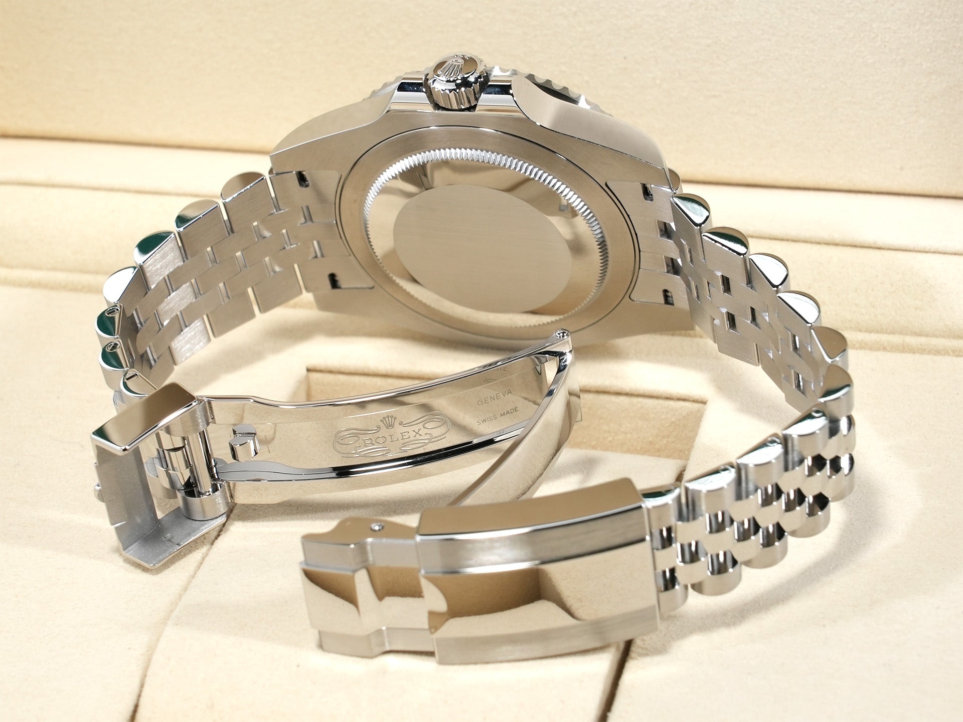 ロレックス GMTマスターII Ref.126710GRNR ステンレススチール ブラック文字盤 ジュビリーブレスレット 未使用 ohpptfi4