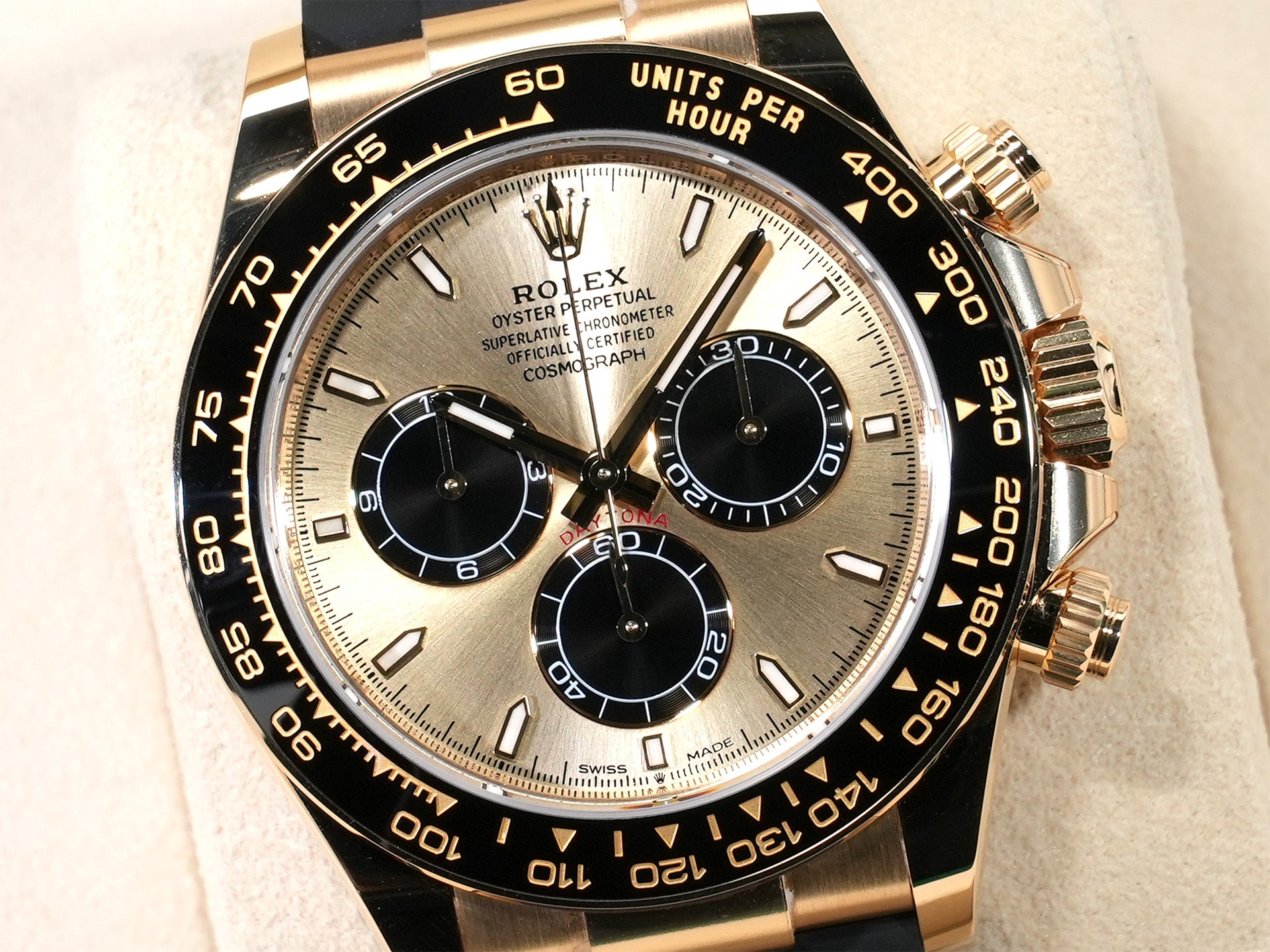 ロレックス デイトナ Ref.126518LN イエローゴールド ゴールデンxブライトブラック文字盤 未使用 teod5gcd
