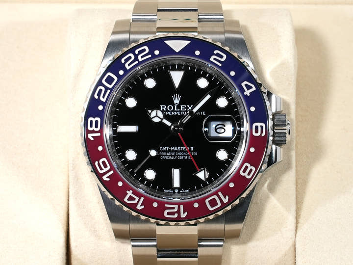 ロレックス GMTマスターII Ref.126710BLRO ステンレススチール ブラック文字盤 オイスターブレスレット 未使用 oc8yvsaf