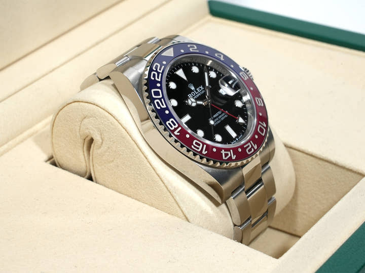 ロレックス GMTマスターII Ref.126710BLRO ステンレススチール ブラック文字盤 オイスターブレスレット 未使用 oc8yvsaf
