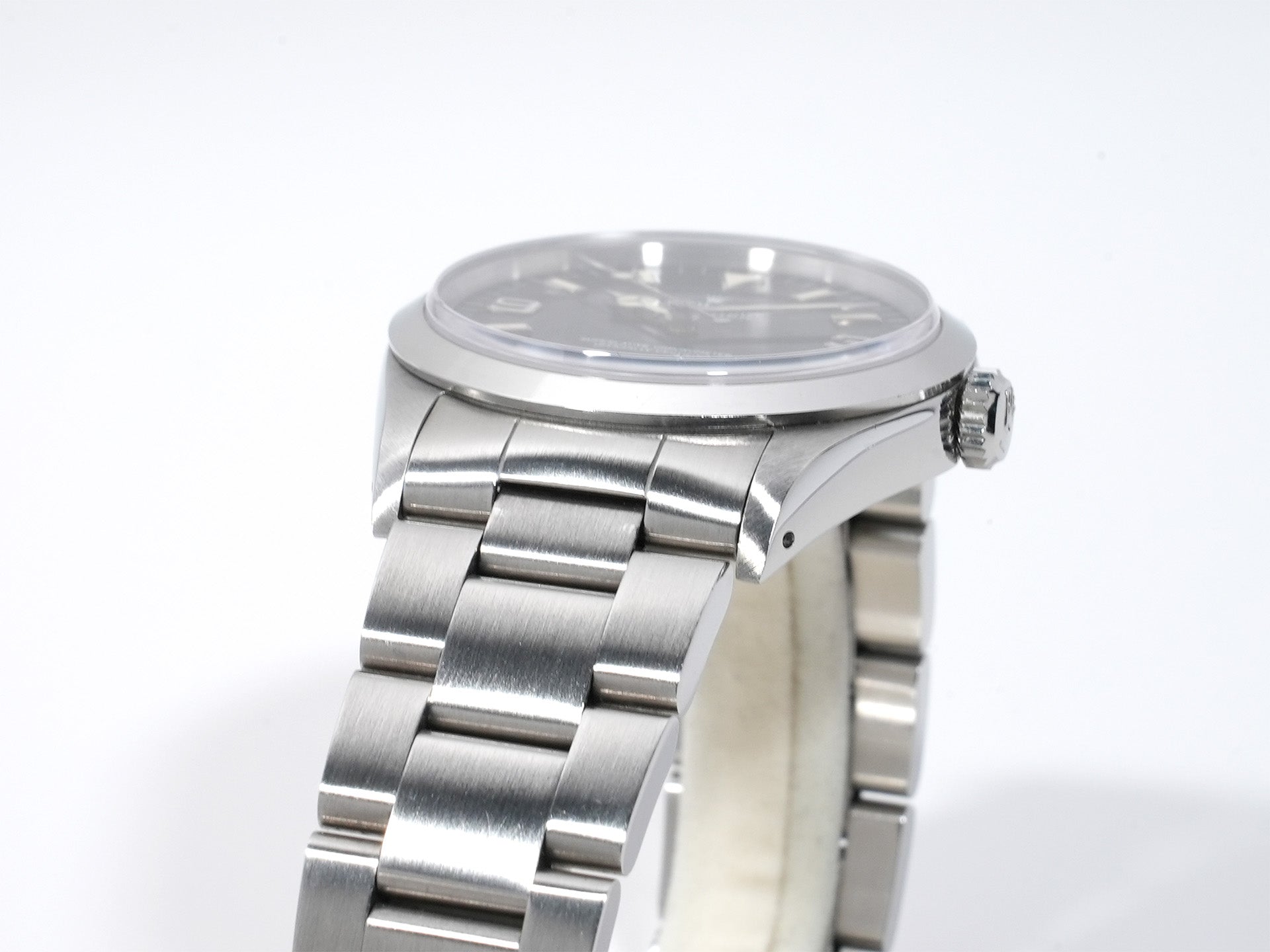 ロレックス エクスプローラーI Ref.14270 ステンレススチール ブラック文字盤 オイスターブレスレット 中古 hvrwyk6t