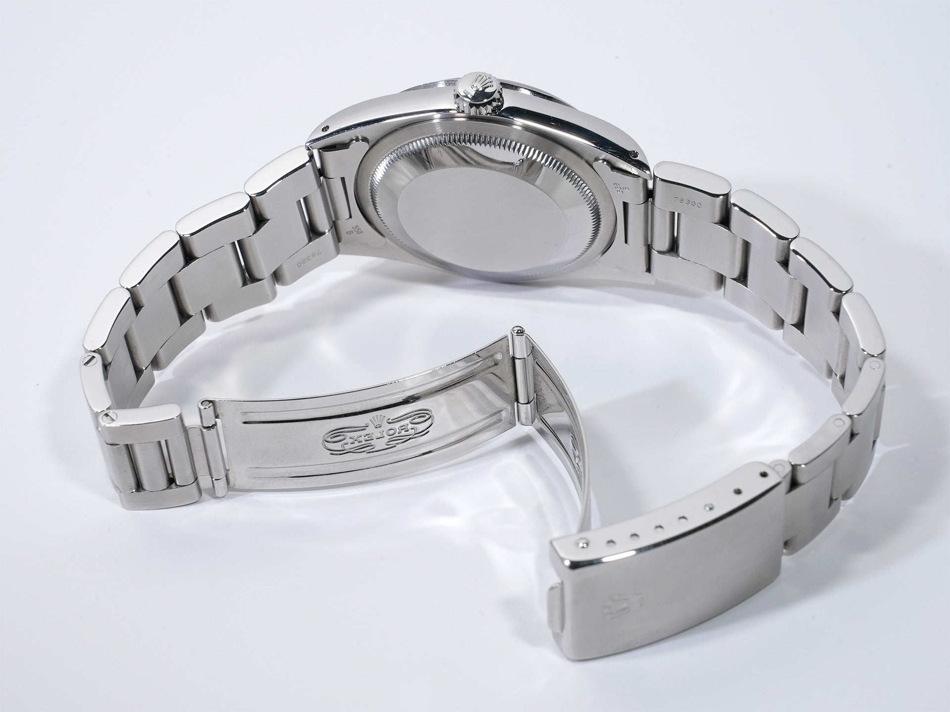 ロレックス エクスプローラーI Ref.14270 ステンレススチール ブラック文字盤 オイスターブレスレット 中古 hvrwyk6t