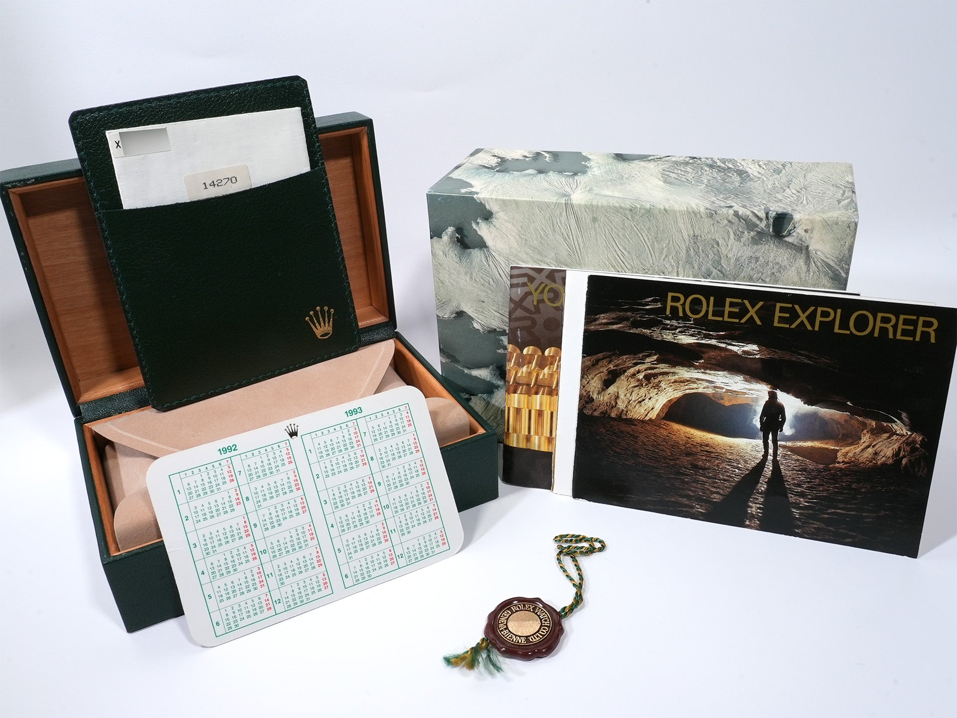 ロレックス エクスプローラーI Ref.14270 ステンレススチール ブラック文字盤 オイスターブレスレット 中古 hvrwyk6t