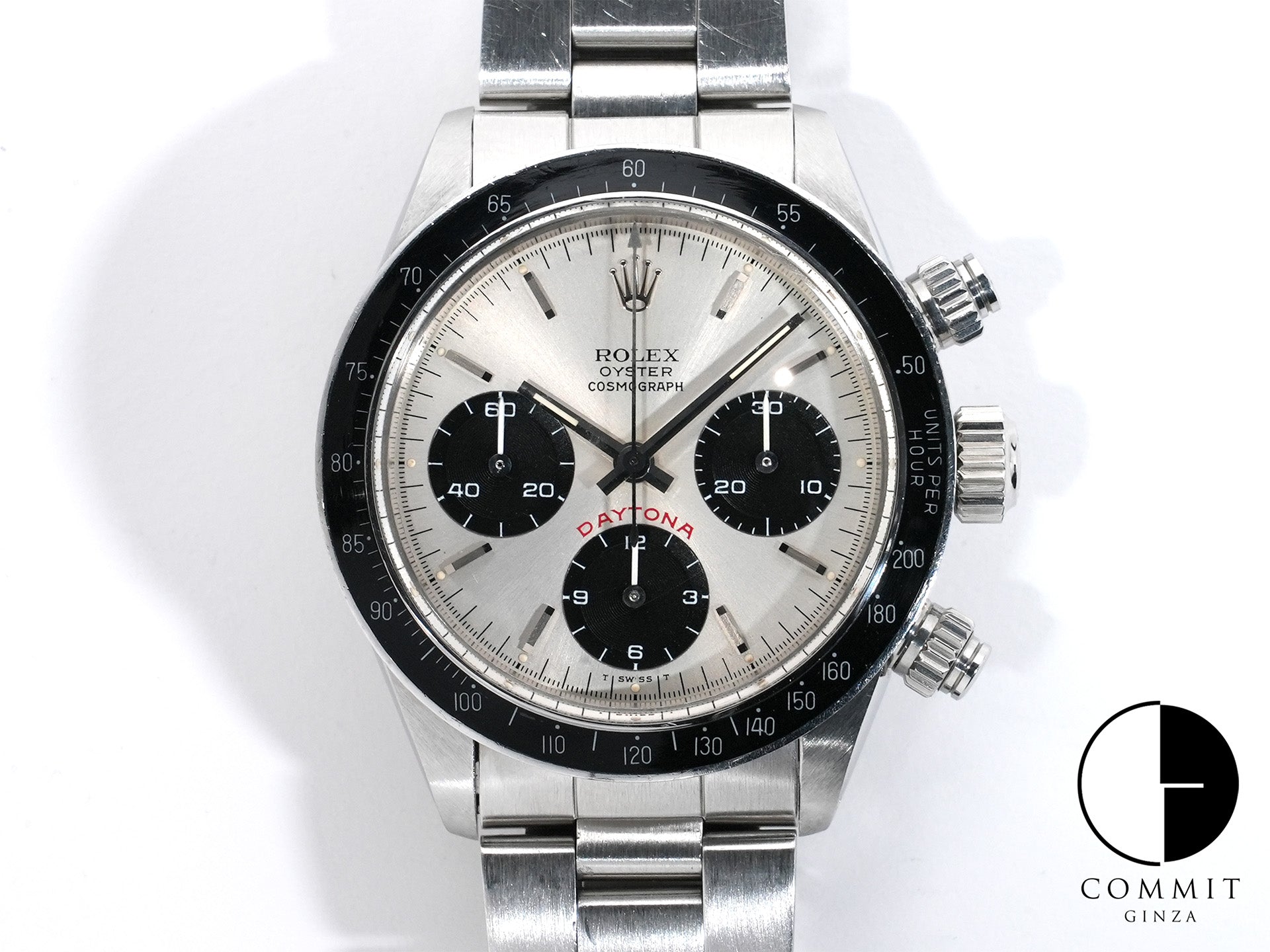 Pre-owned Rolex Daytona Ref. 6263 Stainless Steel Silver Dial xpr9vzqj