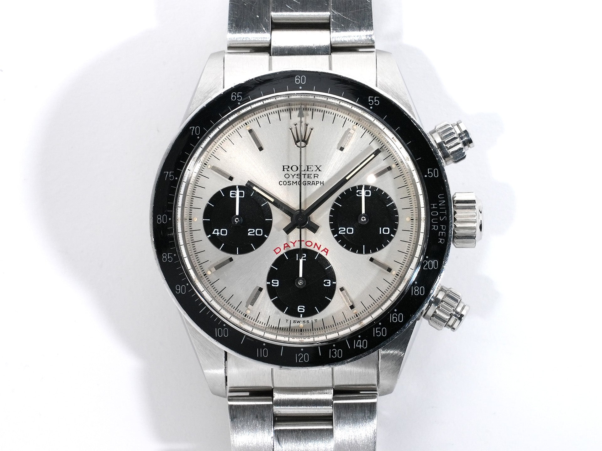 Pre-owned Rolex Daytona Ref. 6263 Stainless Steel Silver Dial xpr9vzqj
