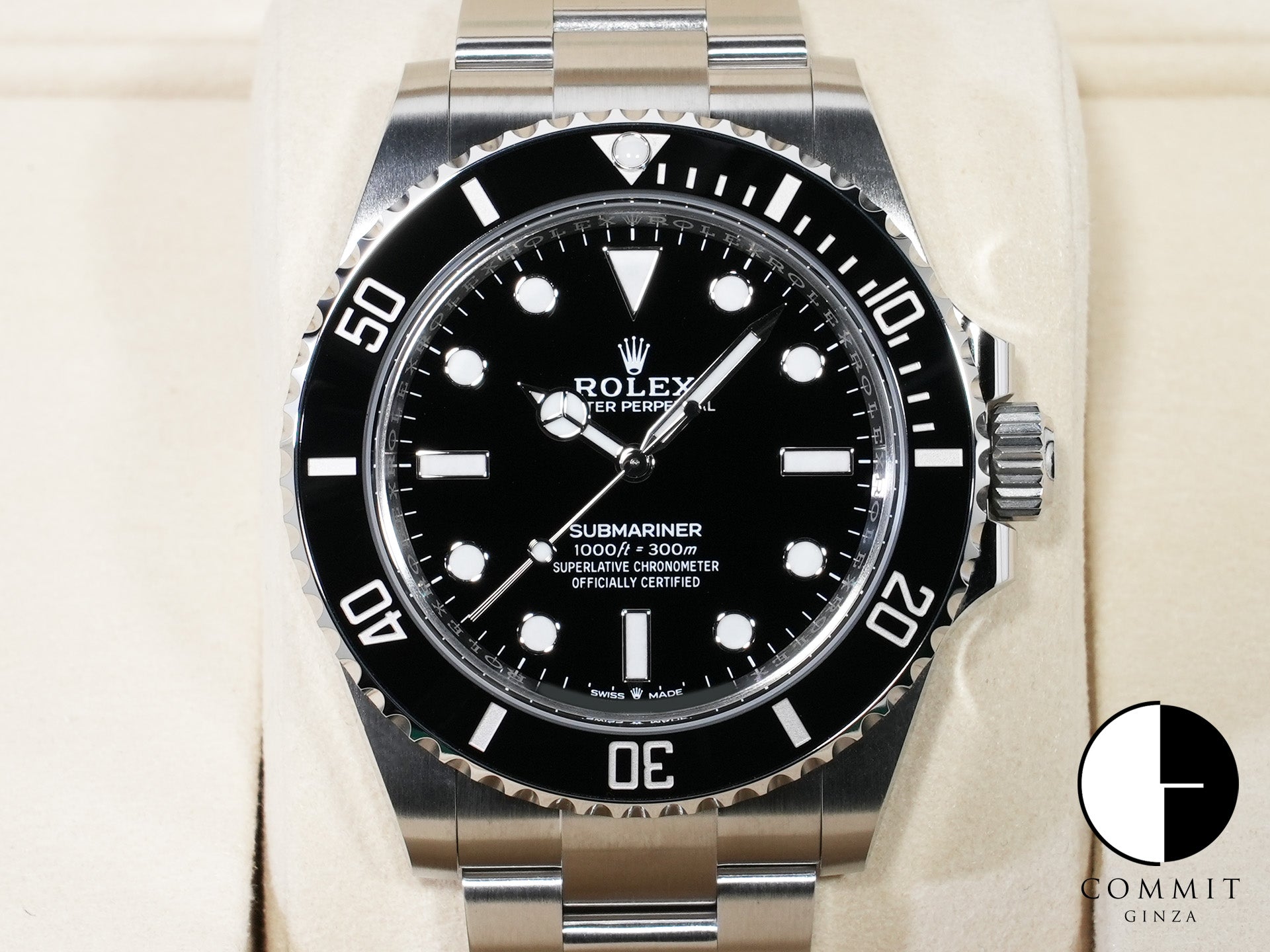 Rolex Submariner No Date Ref. 124060 Stainless Steel Black Dial Unused uksmgy2f