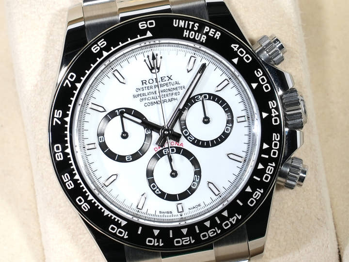 ロレックス デイトナ Ref.126500LN ステンレススチール ホワイト文字盤 未使用 cth8hsu4