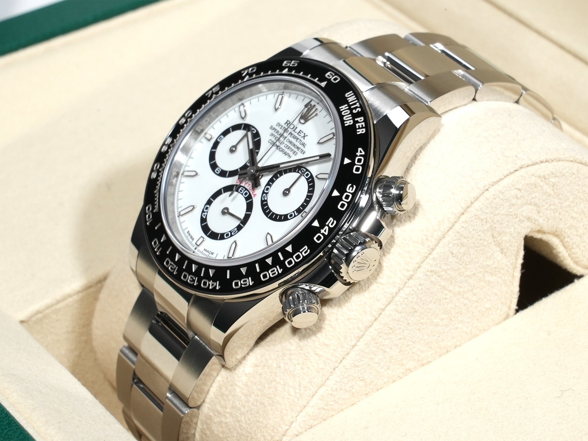 ロレックス デイトナ Ref.126500LN ステンレススチール ホワイト文字盤 未使用 cth8hsu4