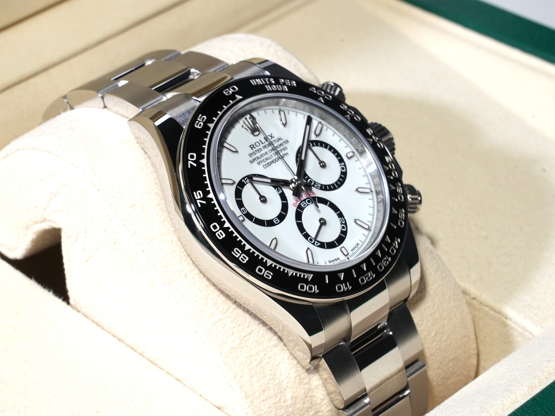 ロレックス デイトナ Ref.126500LN ステンレススチール ホワイト文字盤 未使用 cth8hsu4