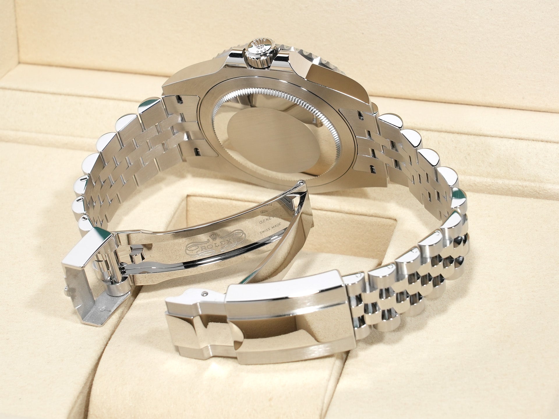 ロレックス GMTマスターII Ref.126710GRNR ステンレススチール ブラック文字盤 ジュビリーブレスレット 未使用 o6kspace