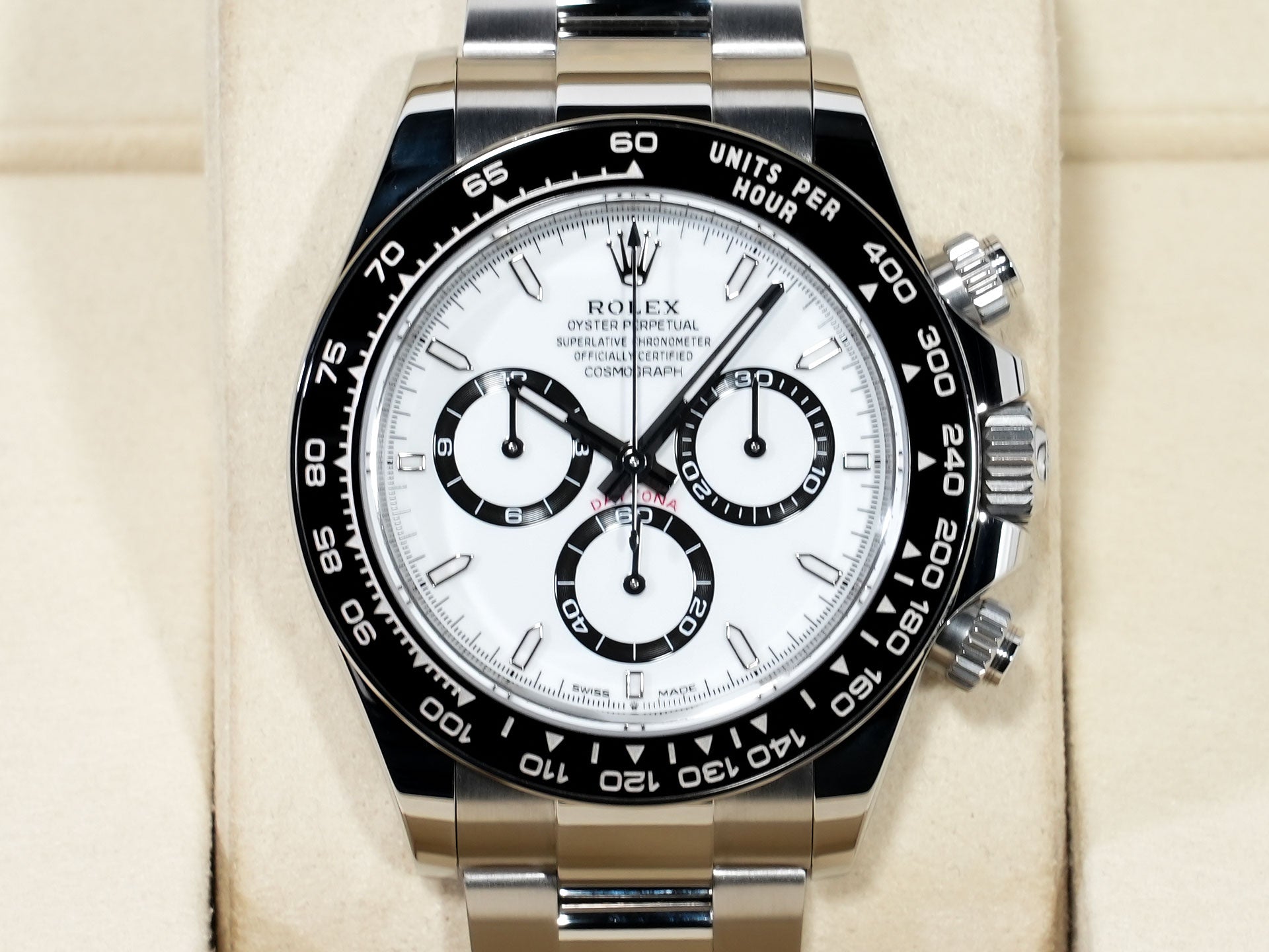 ロレックス デイトナ Ref.126500LN ステンレススチール ホワイト文字盤 美品 i87un36r
