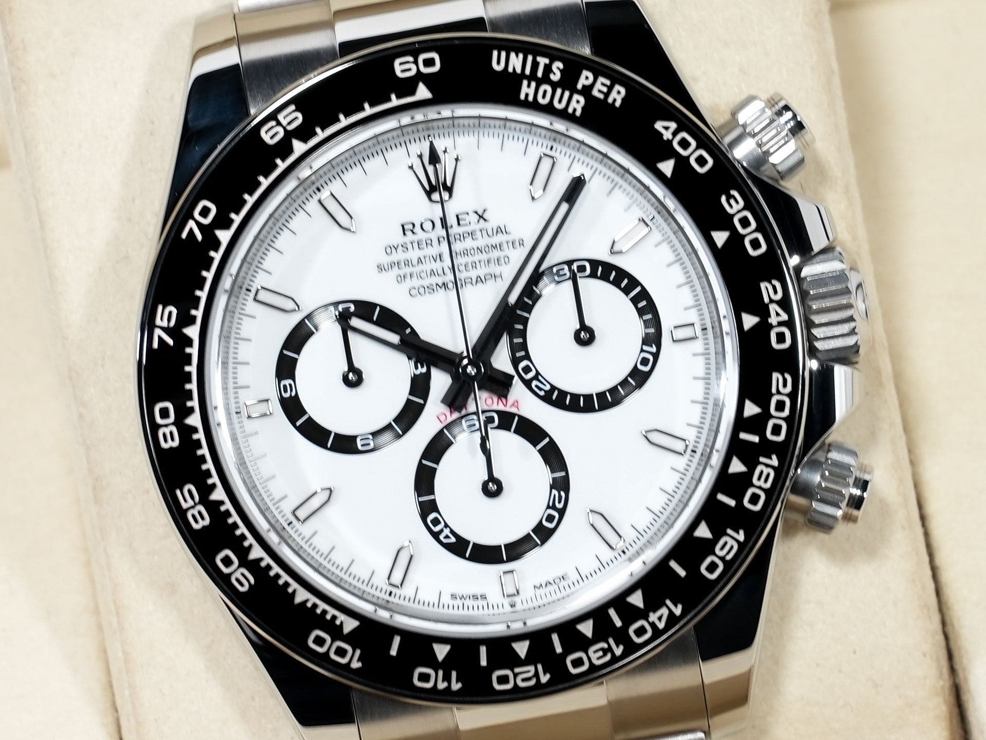 ロレックス デイトナ Ref.126500LN ステンレススチール ホワイト文字盤 美品 i87un36r