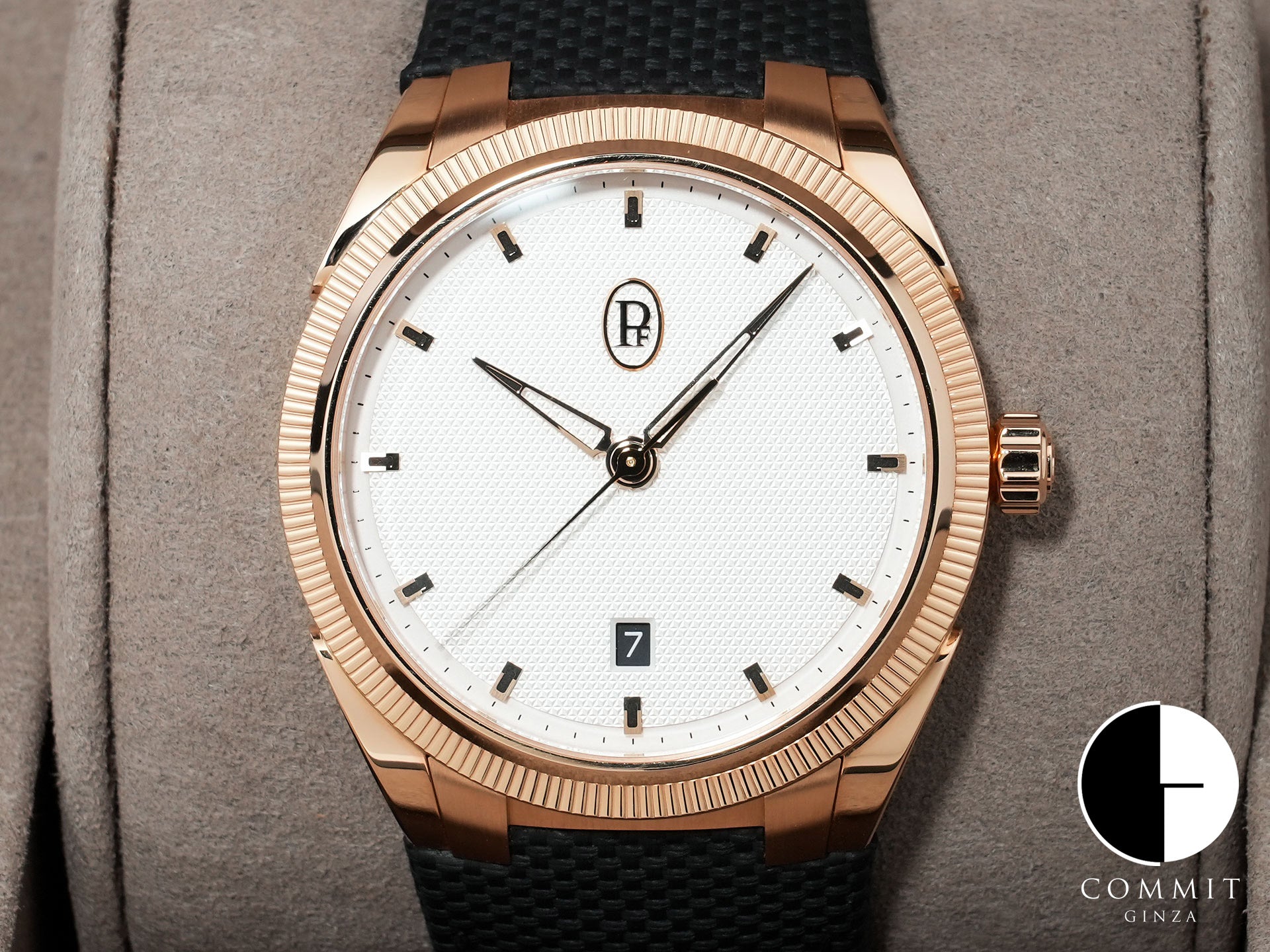 パルミジャーニフルリエ トンダ PF スポーツ オートマティック Ref.PFC930-2020001-400182 ローズゴールド シルバー文字盤 美品 yzwign8k