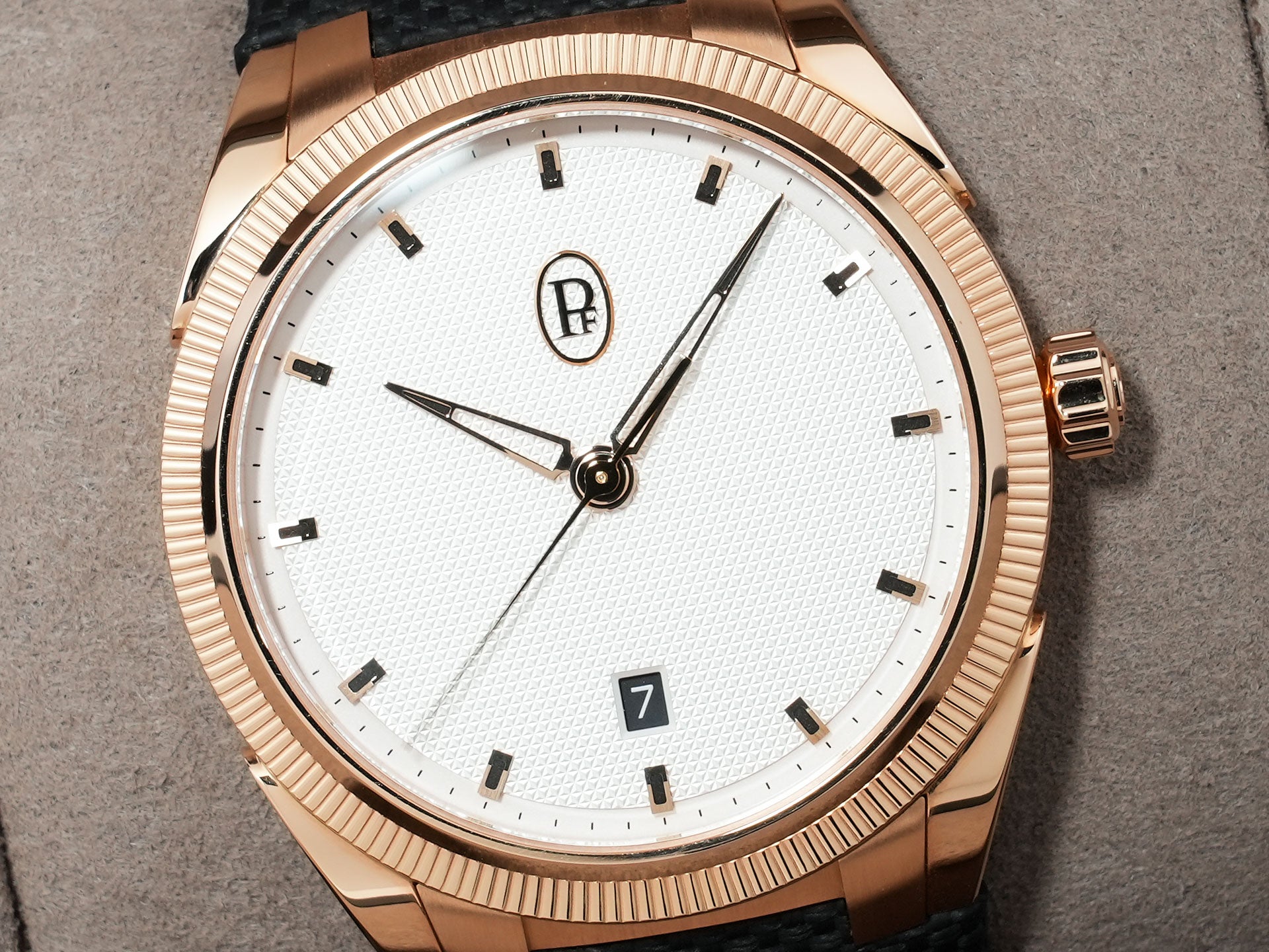 パルミジャーニフルリエ トンダ PF スポーツ オートマティック Ref.PFC930-2020001-400182 ローズゴールド シルバー文字盤 美品 yzwign8k