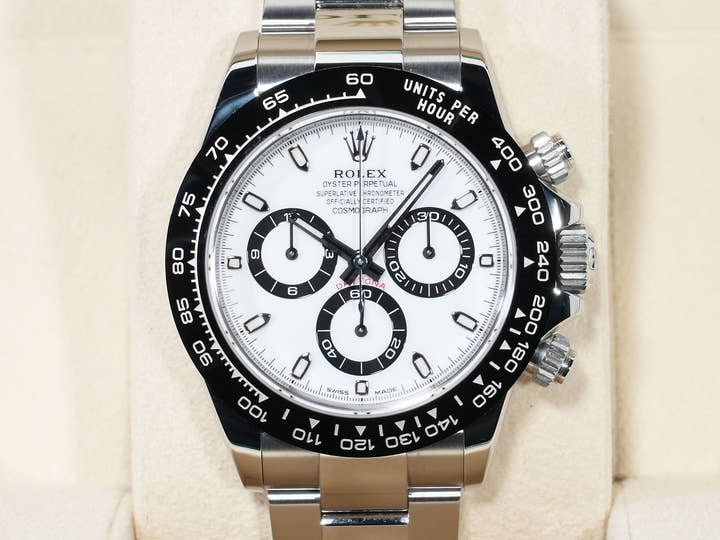 ロレックス デイトナ Ref.116500LN ステンレススチール ホワイト文字盤 美中古 6n5qfc9e