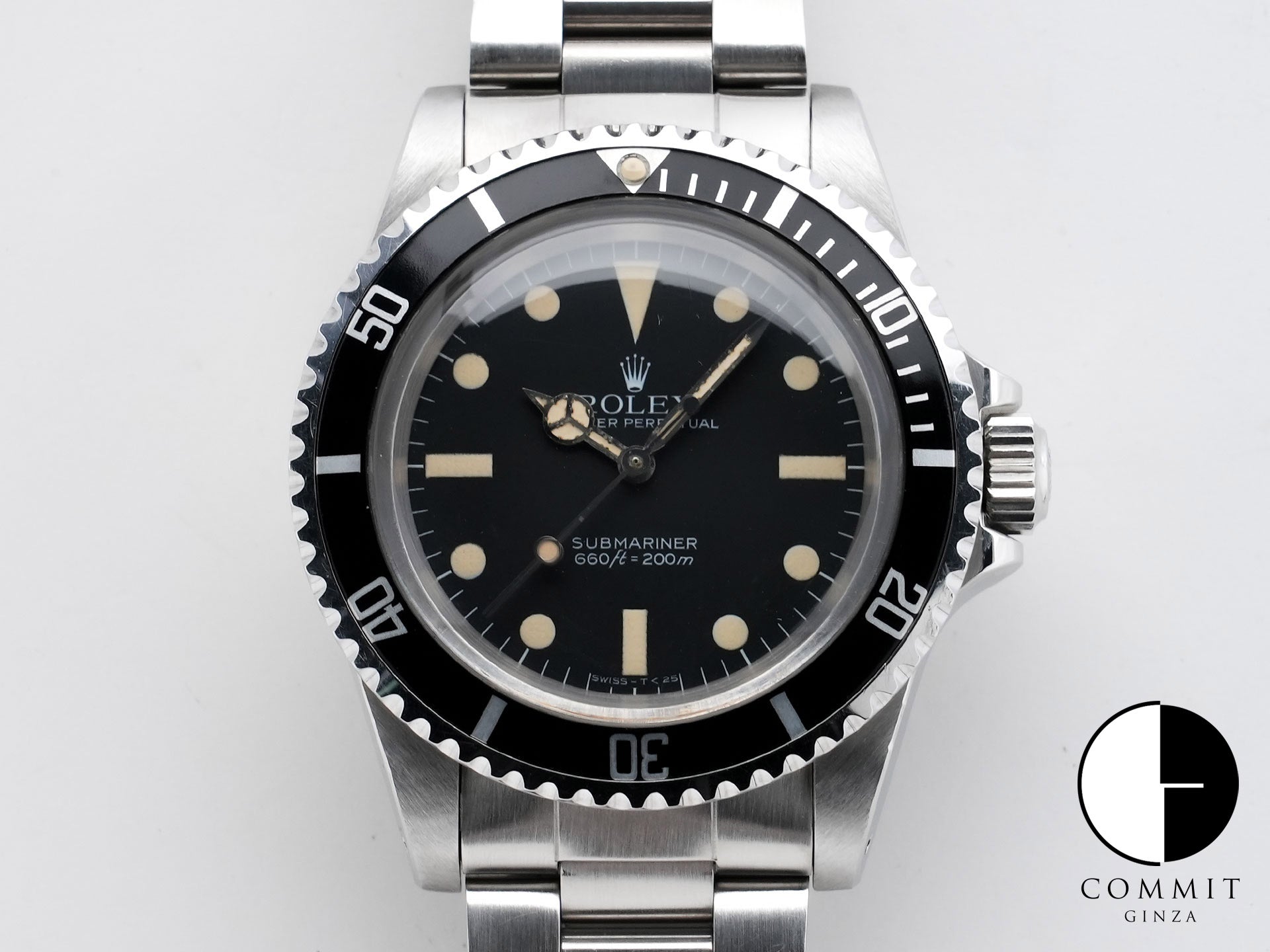 Pre-owned Rolex Submariner Ref. 5513 Stainless Steel Black Dial hr7seph5