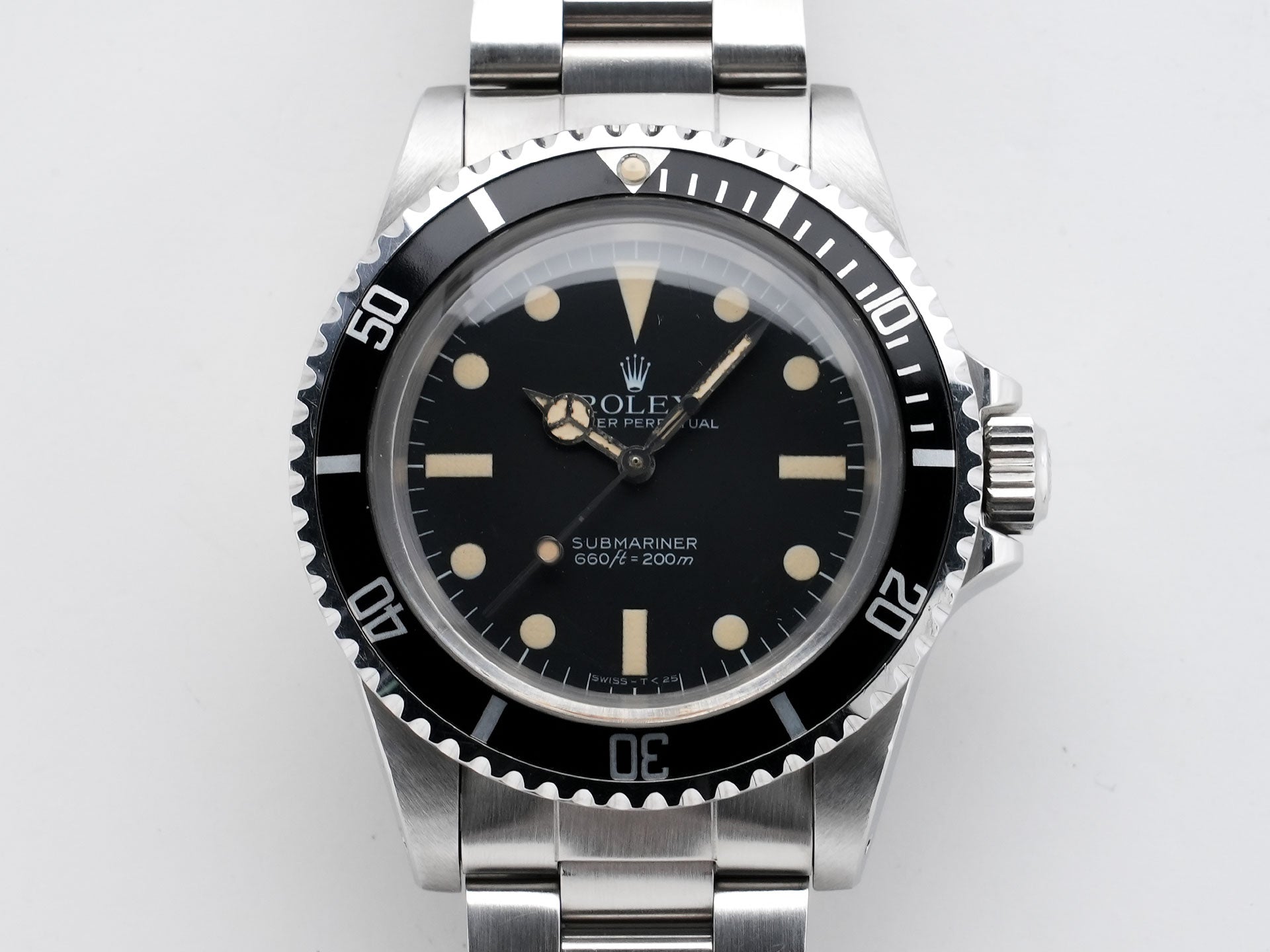 Pre-owned Rolex Submariner Ref. 5513 Stainless Steel Black Dial hr7seph5