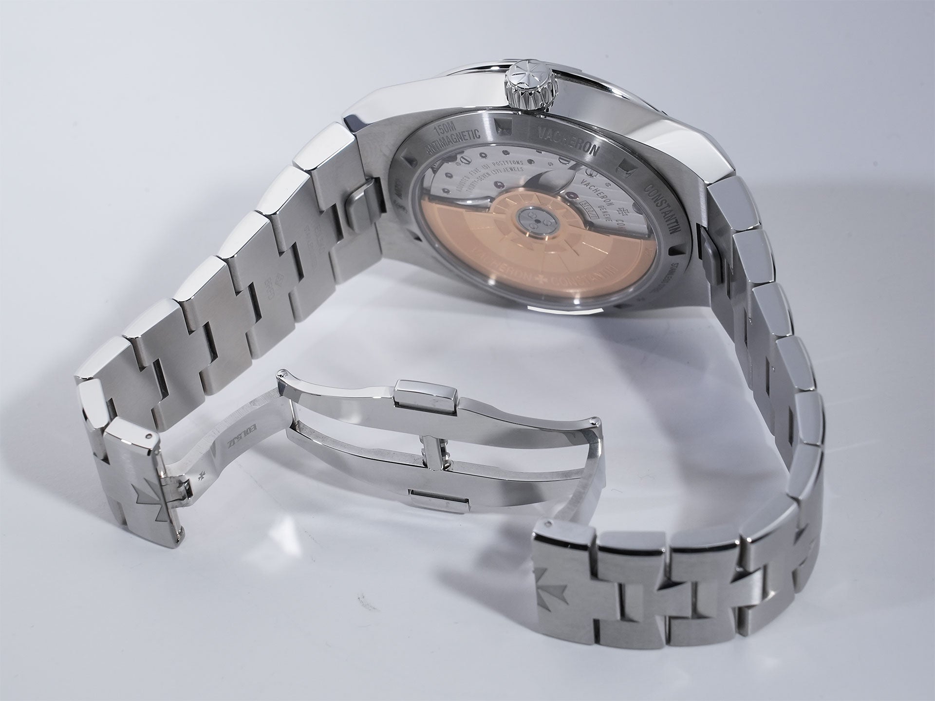 ヴァシュロンコンスタンタン オーヴァーシーズ オートマティック Ref.4520V/210A-B128 ステンレススチール ブルー文字盤 美品 sjoogbs2