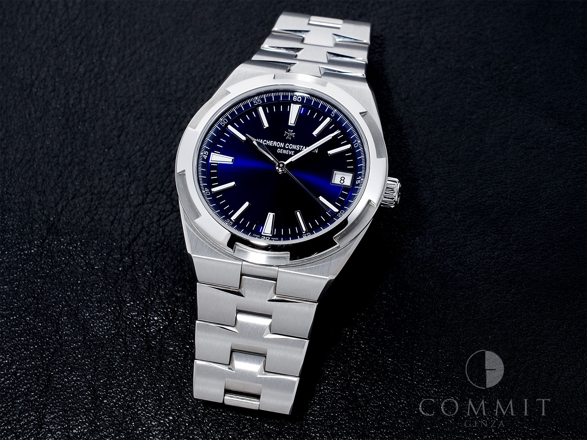 ヴァシュロンコンスタンタン オーヴァーシーズ オートマティック Ref.4520V/210A-B128 ステンレススチール ブルー文字盤 美品 sjoogbs2