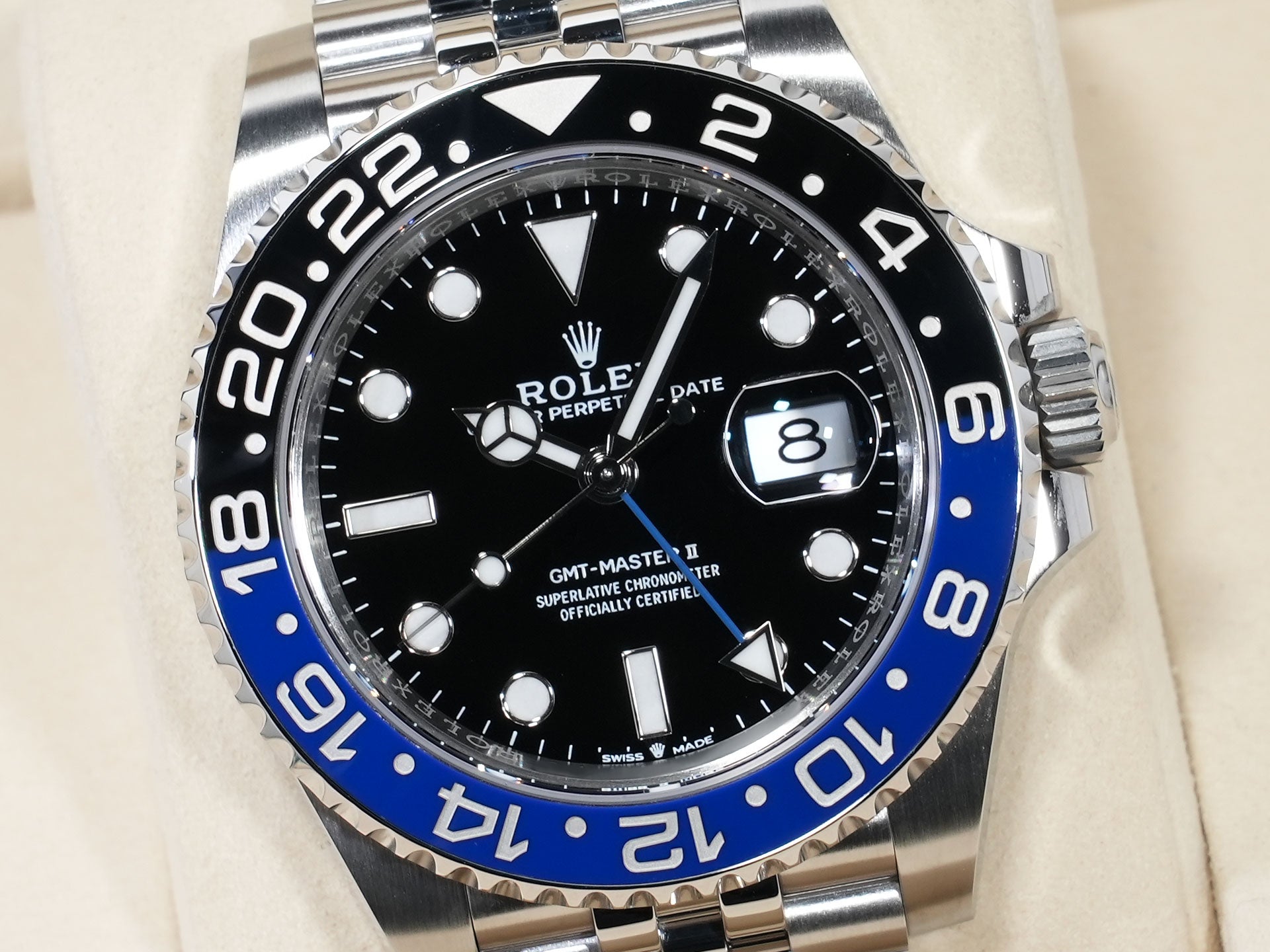 ロレックス GMTマスターII Ref.126710BLNR ステンレススチール ブラック文字盤 ジュビリーブレスレット 極美品 j3uk3ygc